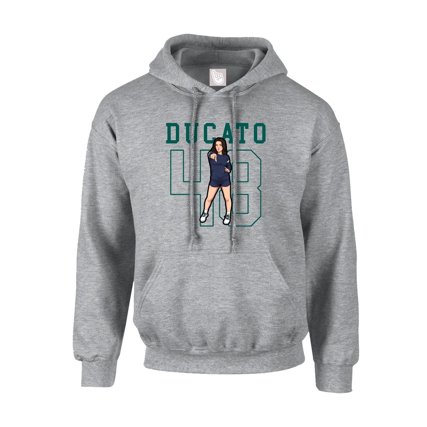 Hoodie — Shirsey in Grey