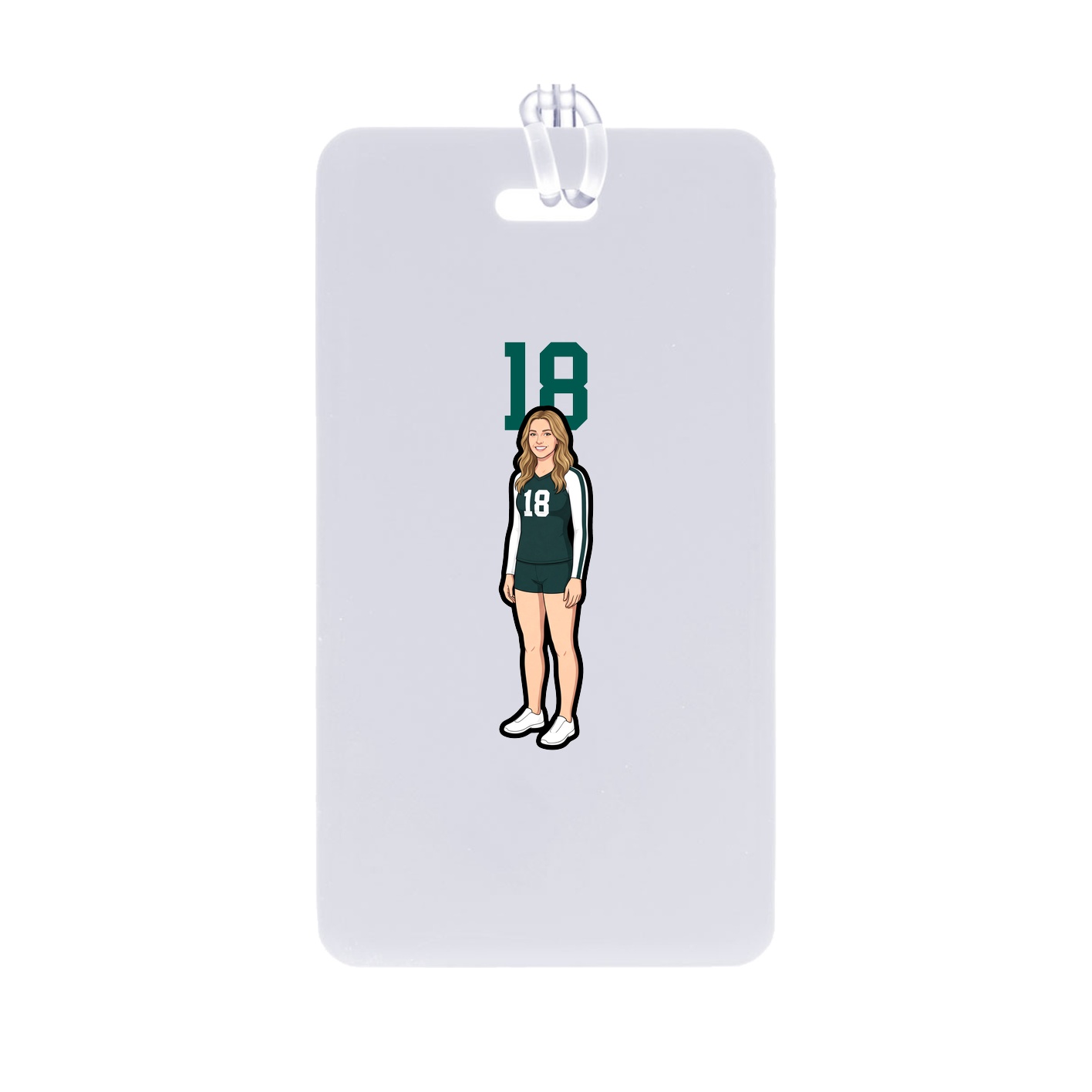 Bag Tag — Number Top in Classic