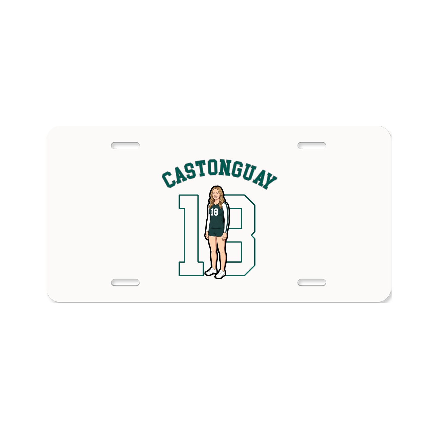 License Plate — Shirsey Arch in Classic