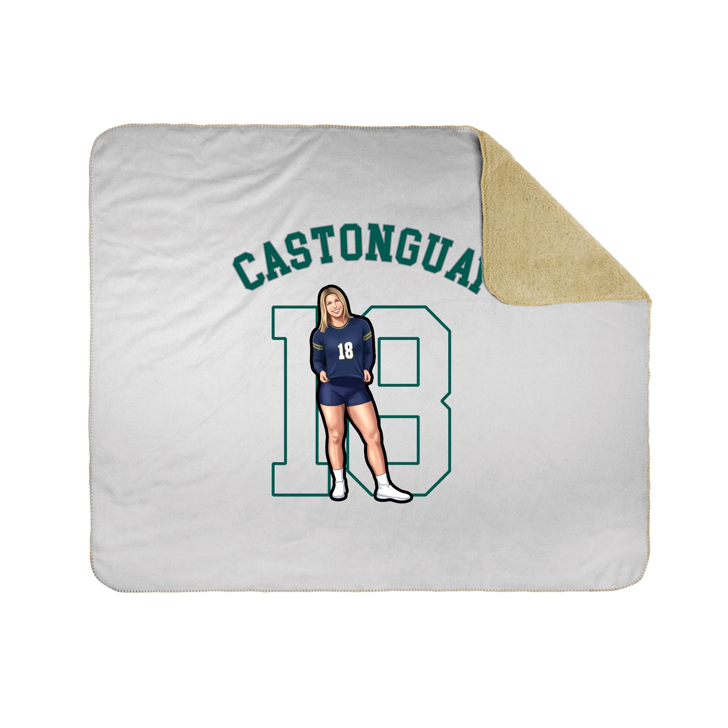Throw Blanket — Shirsey Arch in White