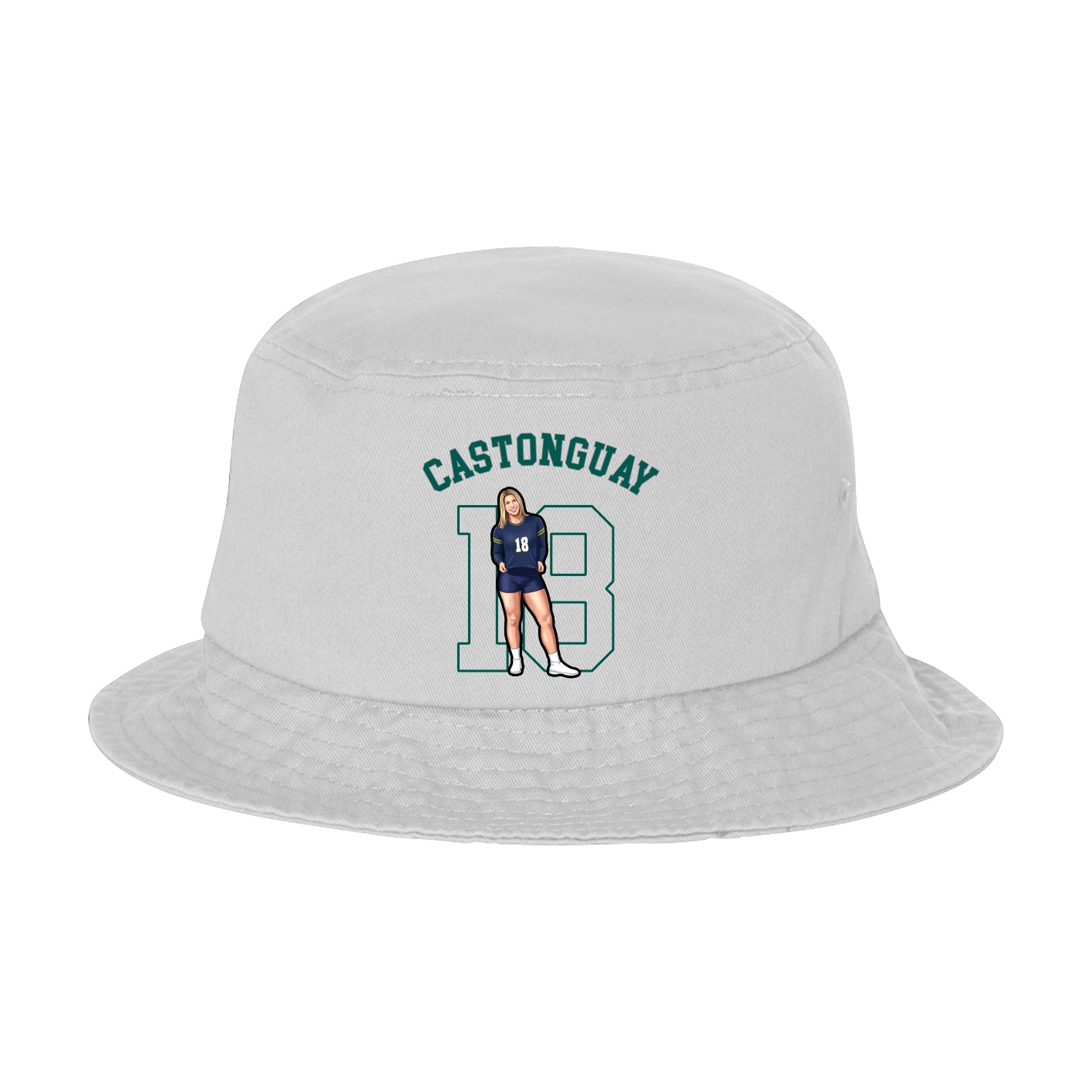 Bucket Cap — Shirsey Arch in White