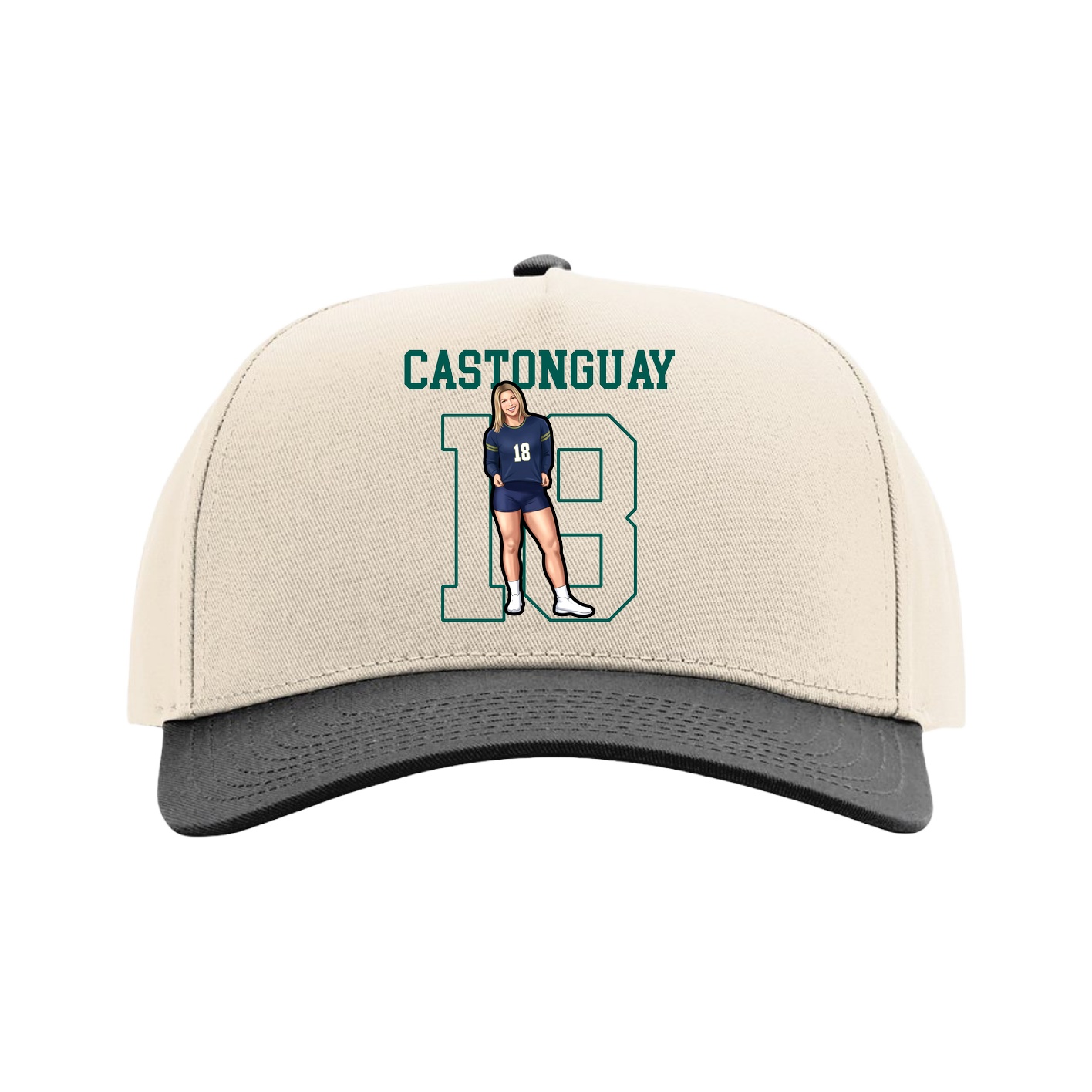 Full Fabric Five-Panel Champ Cap