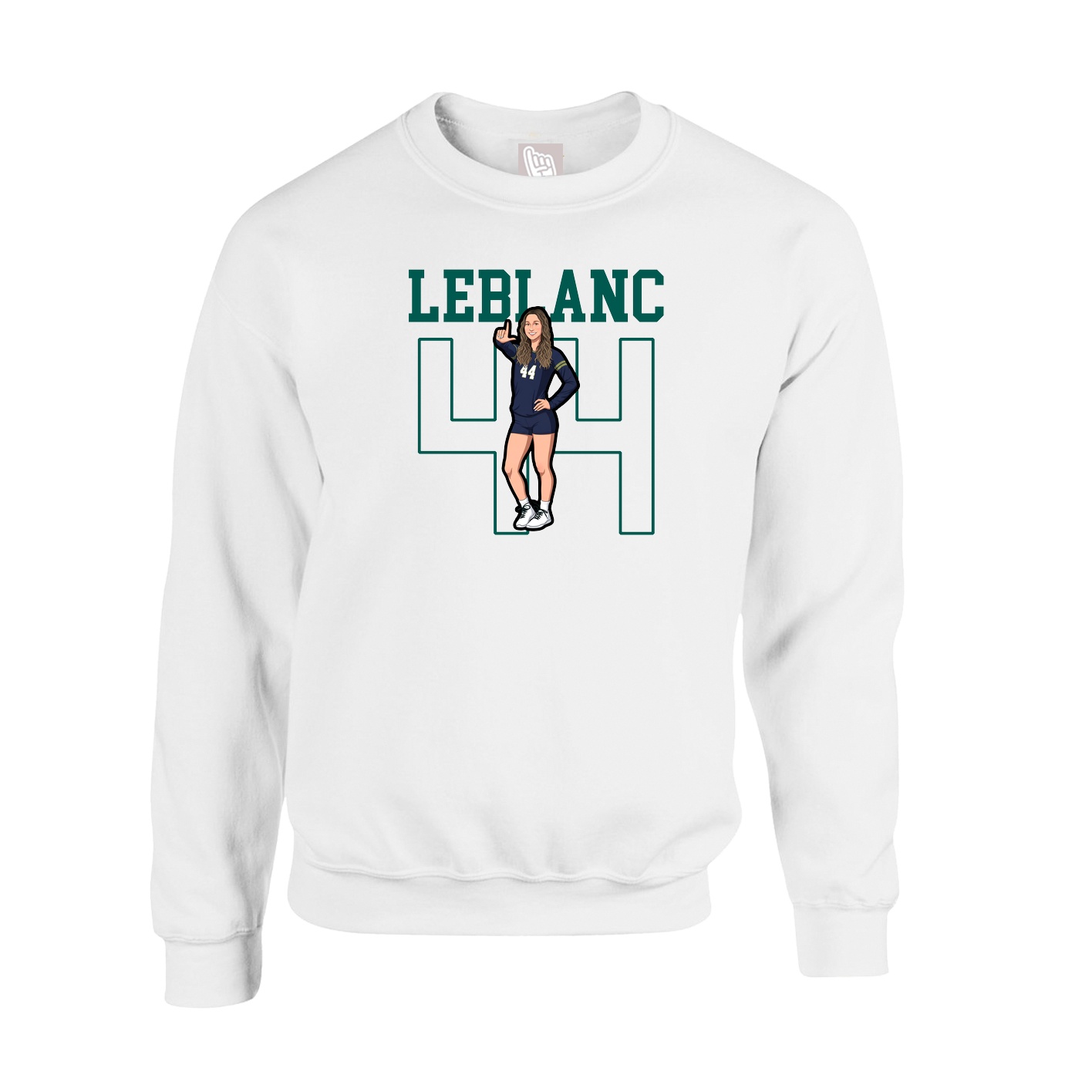 Fleece Crew — Shirsey in White