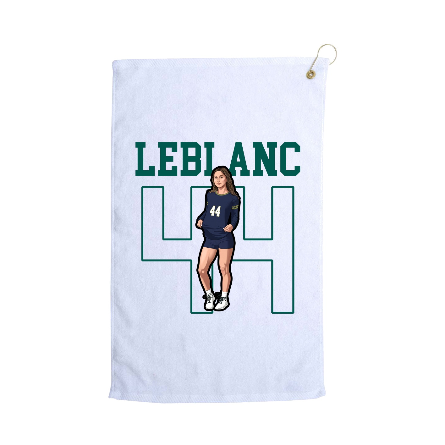 Golf Towel — Shirsey in White