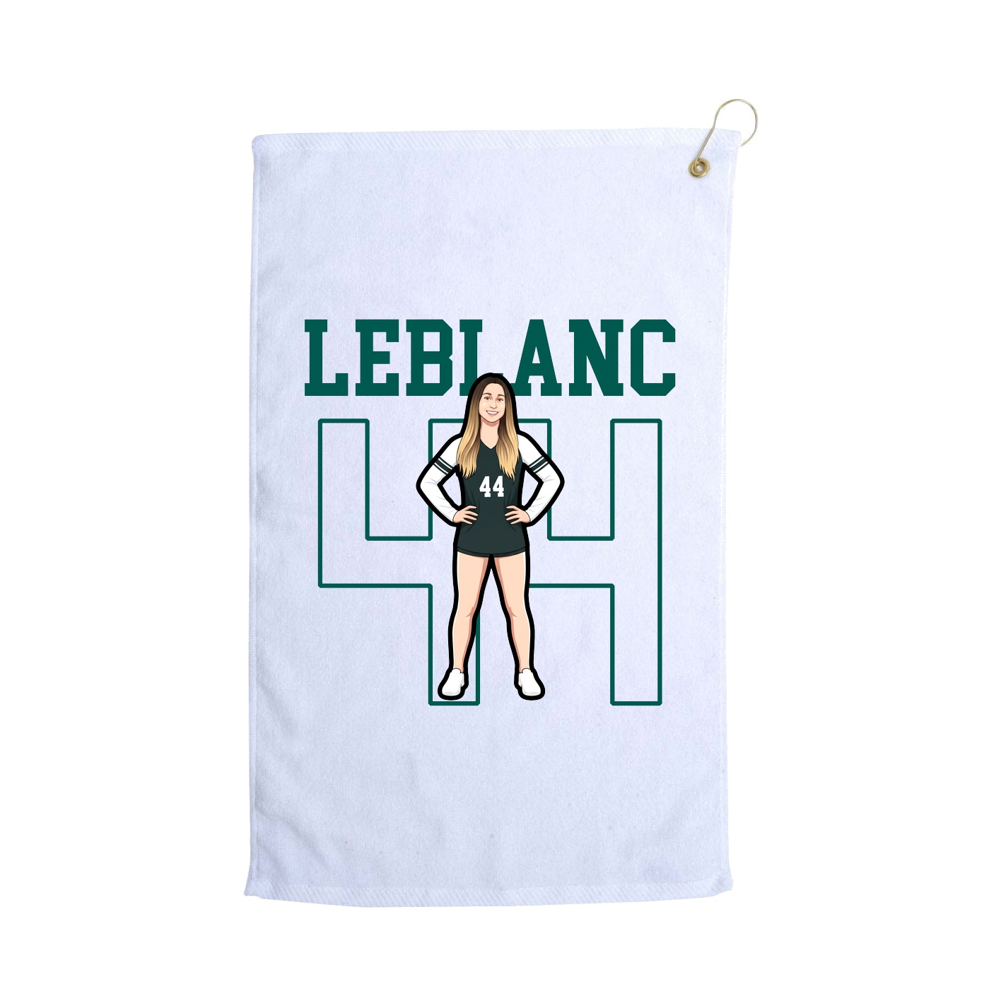 Golf Towel — Shirsey in White