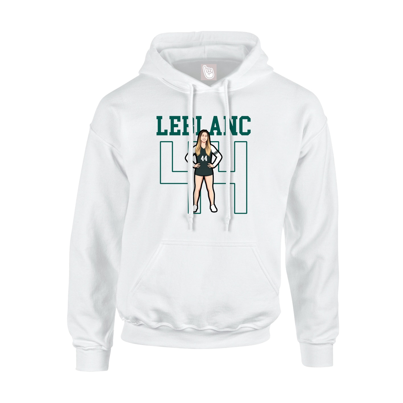Youth Hoodie — Shirsey in White