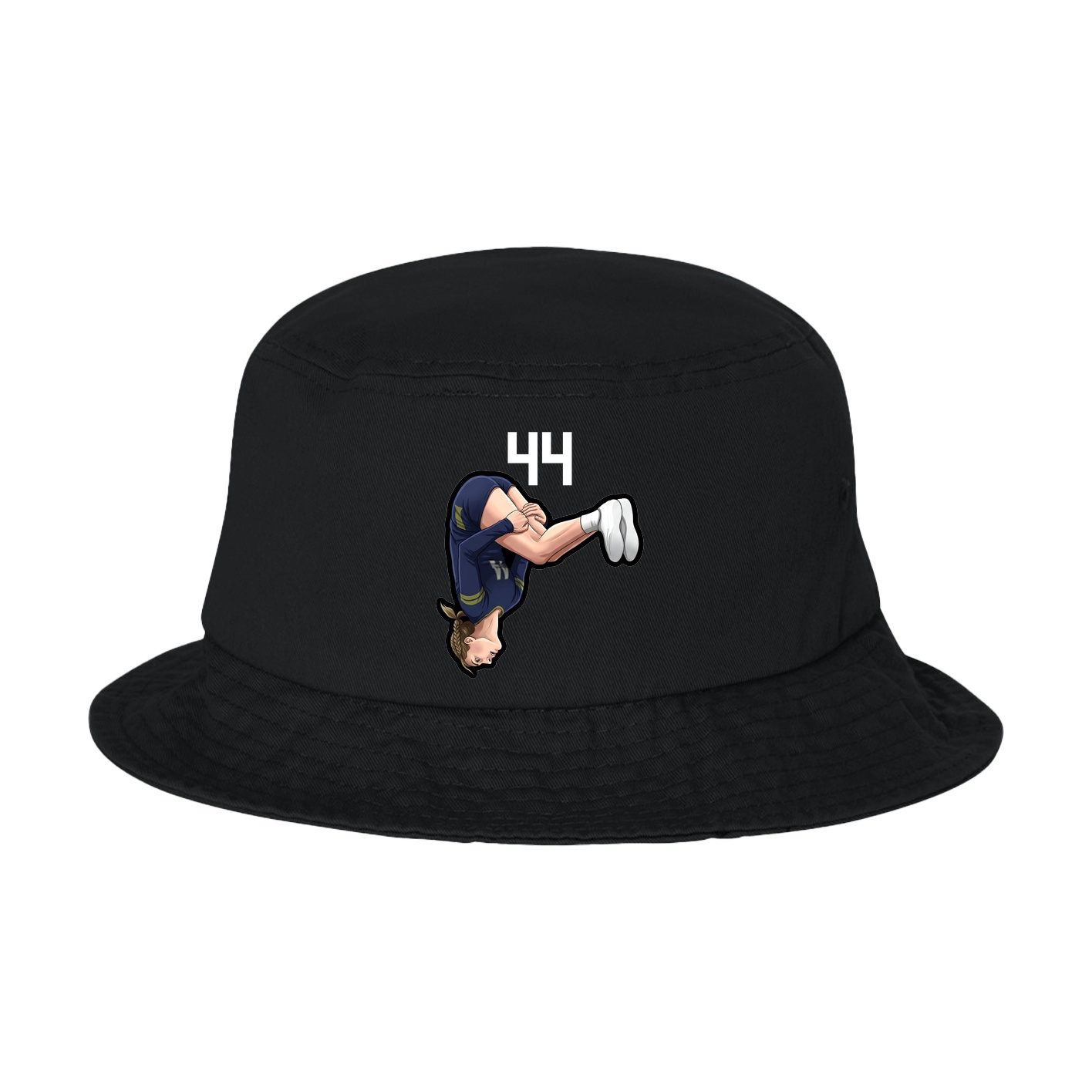 Bucket Cap — Number Top in Black