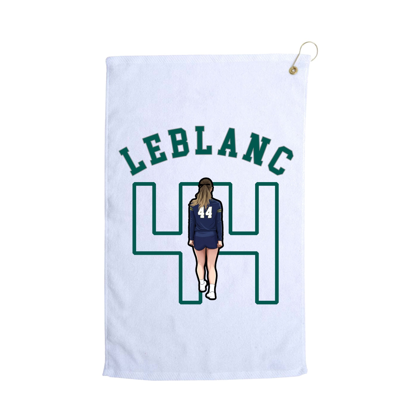 Golf Towel — Shirsey Arch in White