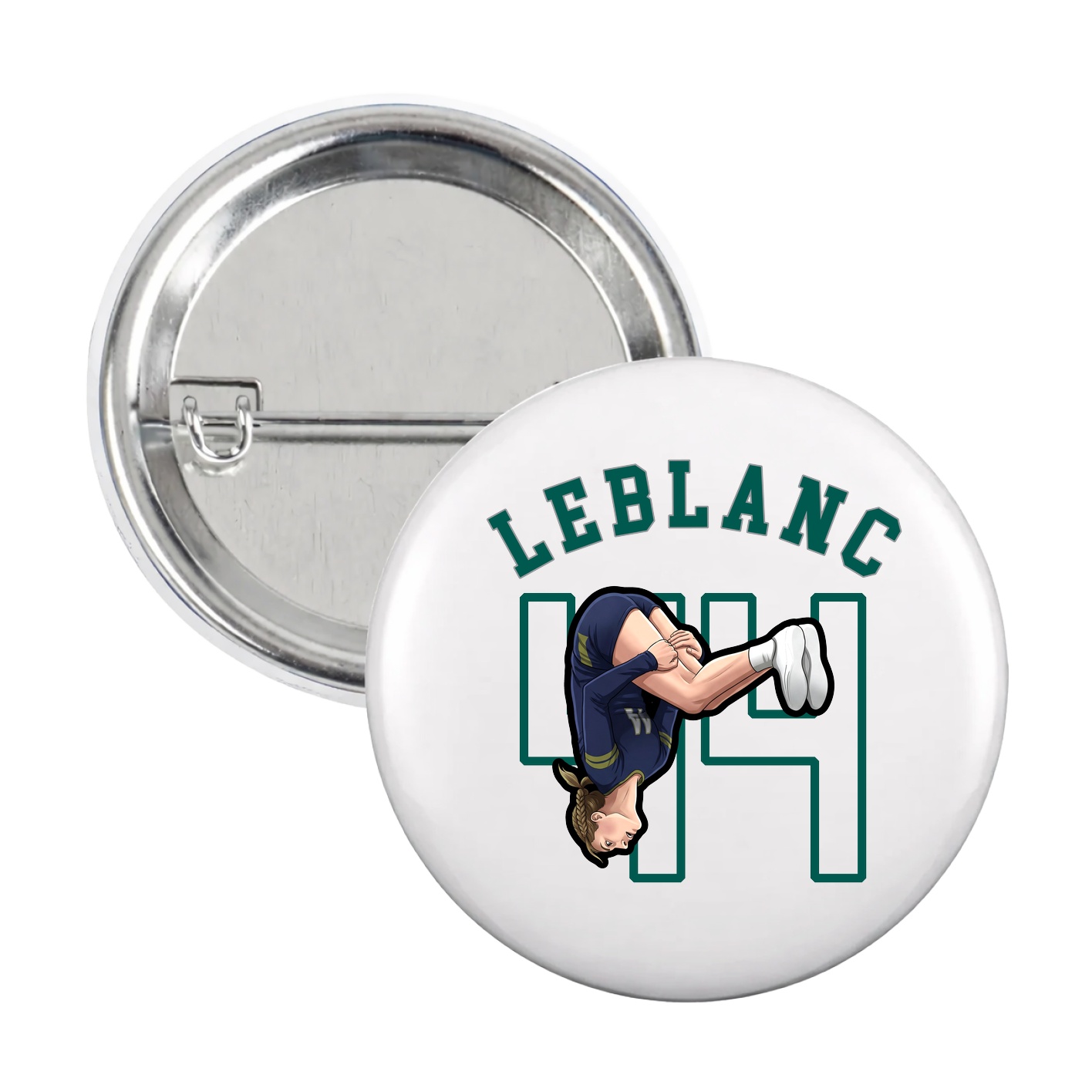 Game Day Button — Shirsey Arch in White