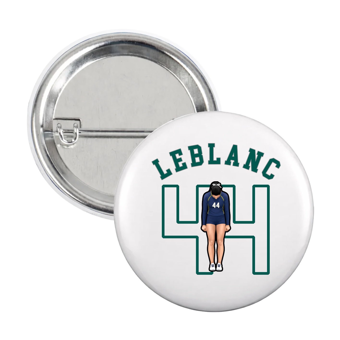 Game Day Button — Shirsey Arch in White