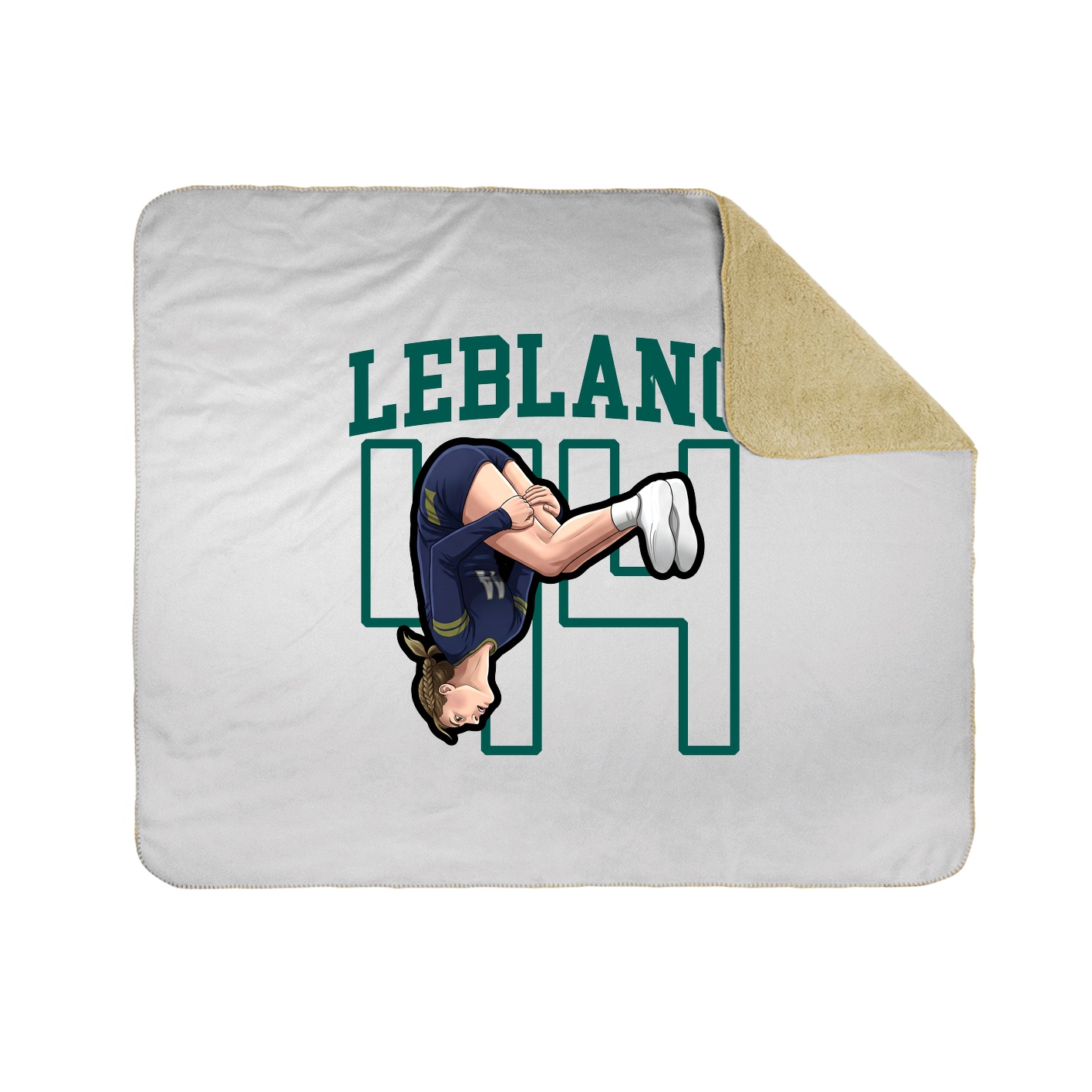50x60 Sherpa Lined Throw Blanket
