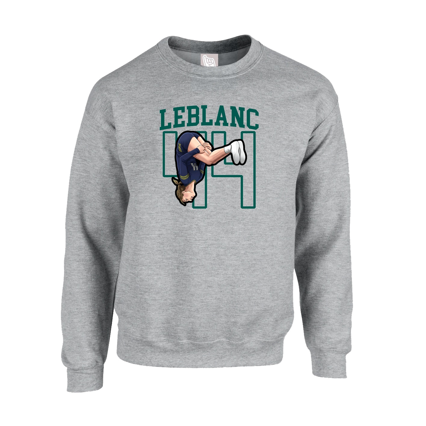 Fleece Crew — Shirsey in Grey