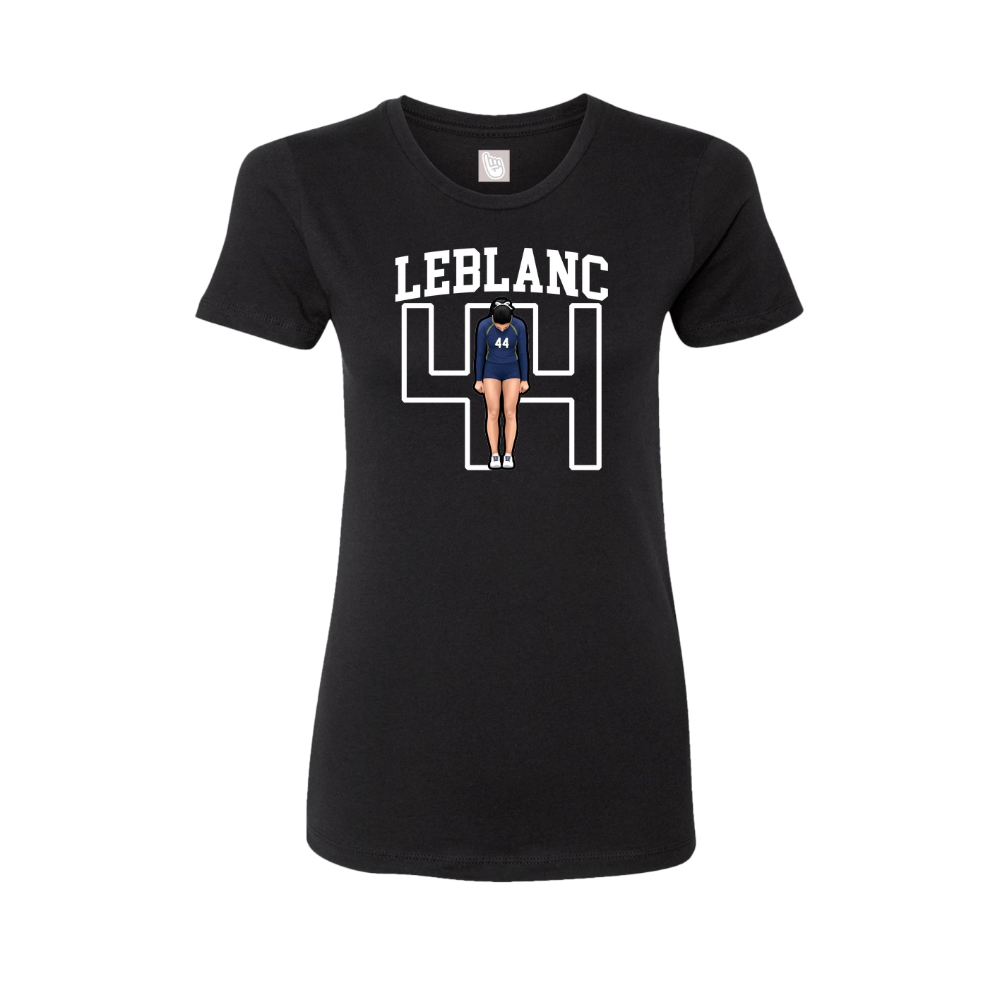 Fitted Women's Tee — Shirsey in Black