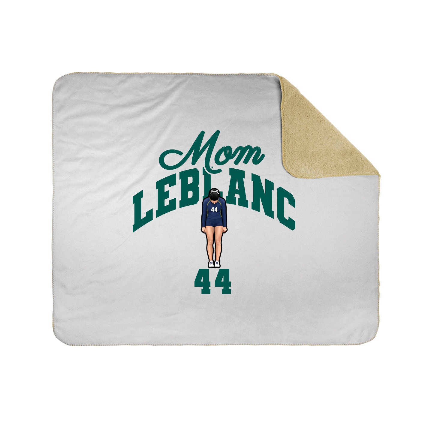 Throw Blanket — Mothers Day Arch in White