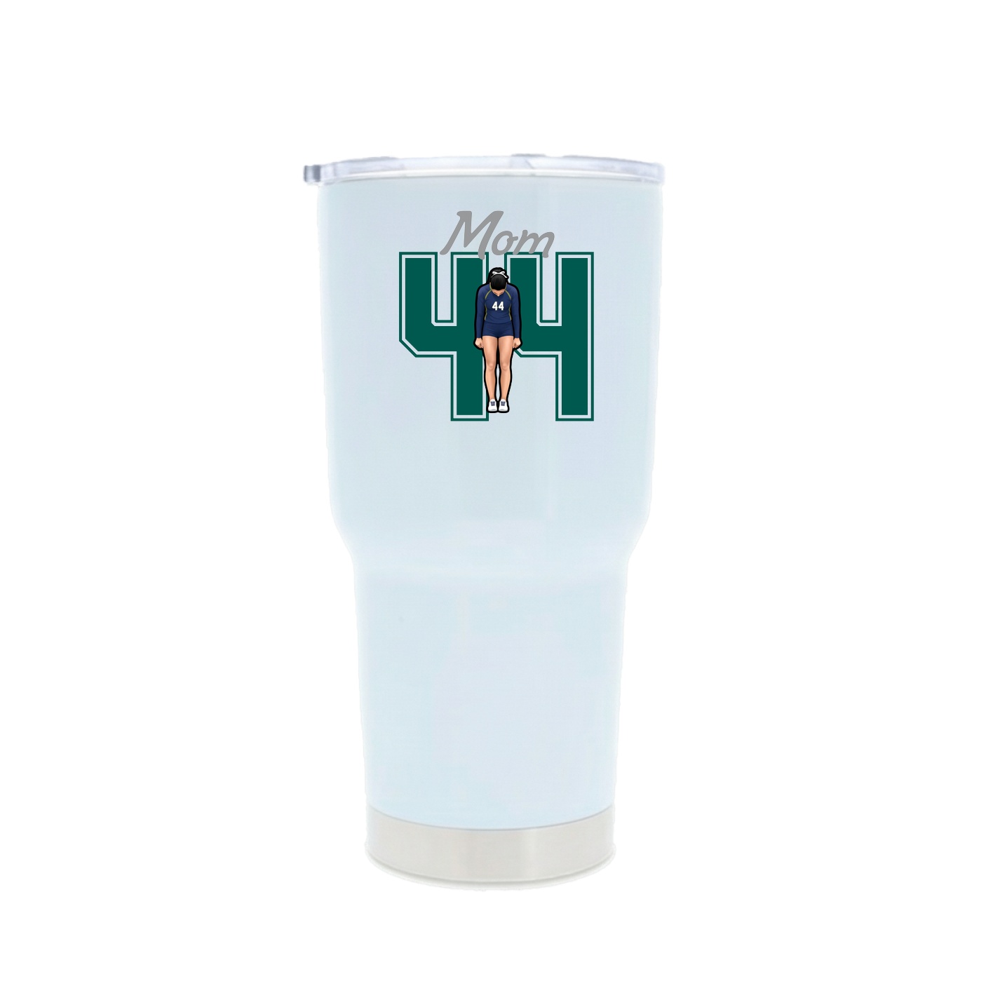 30oz Stainless Steel Tumbler — Mothers Day Shirsey in White