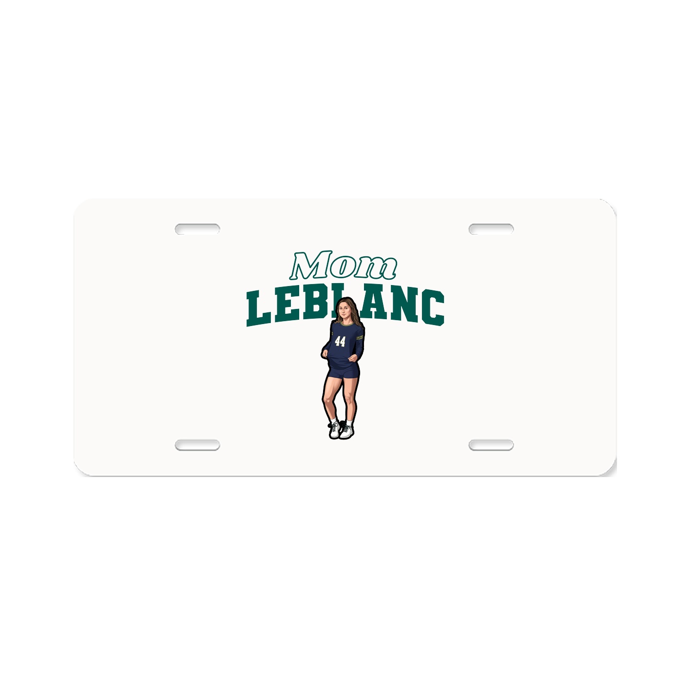 License Plate — Mothers Day Block in Classic