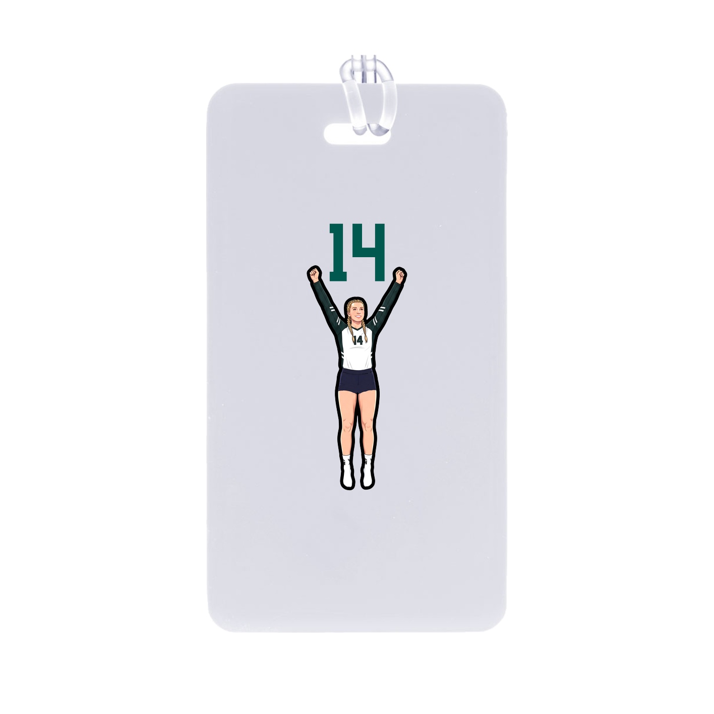 Bag Tag — Number Top in Classic
