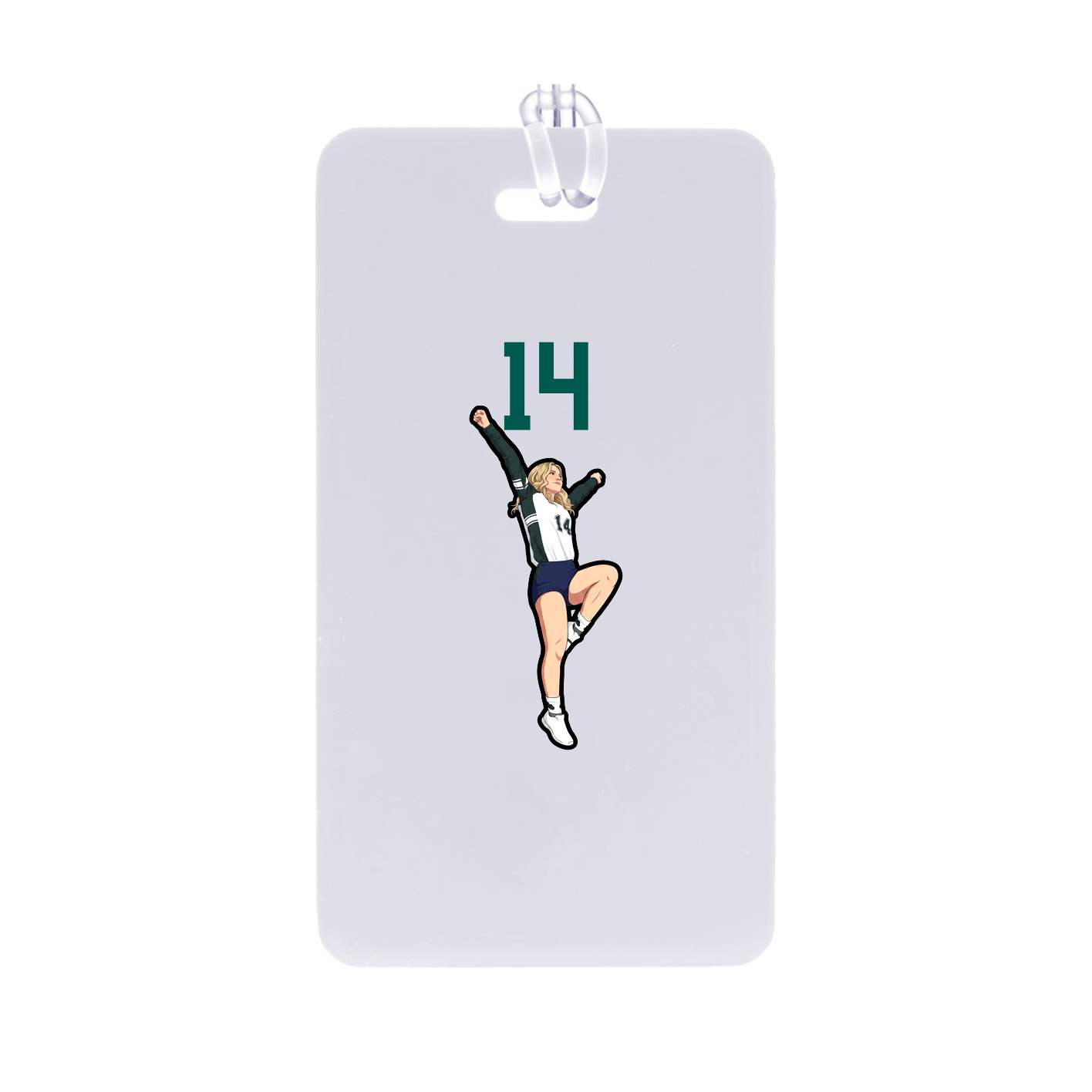 Bag Tag — Number Top in Classic