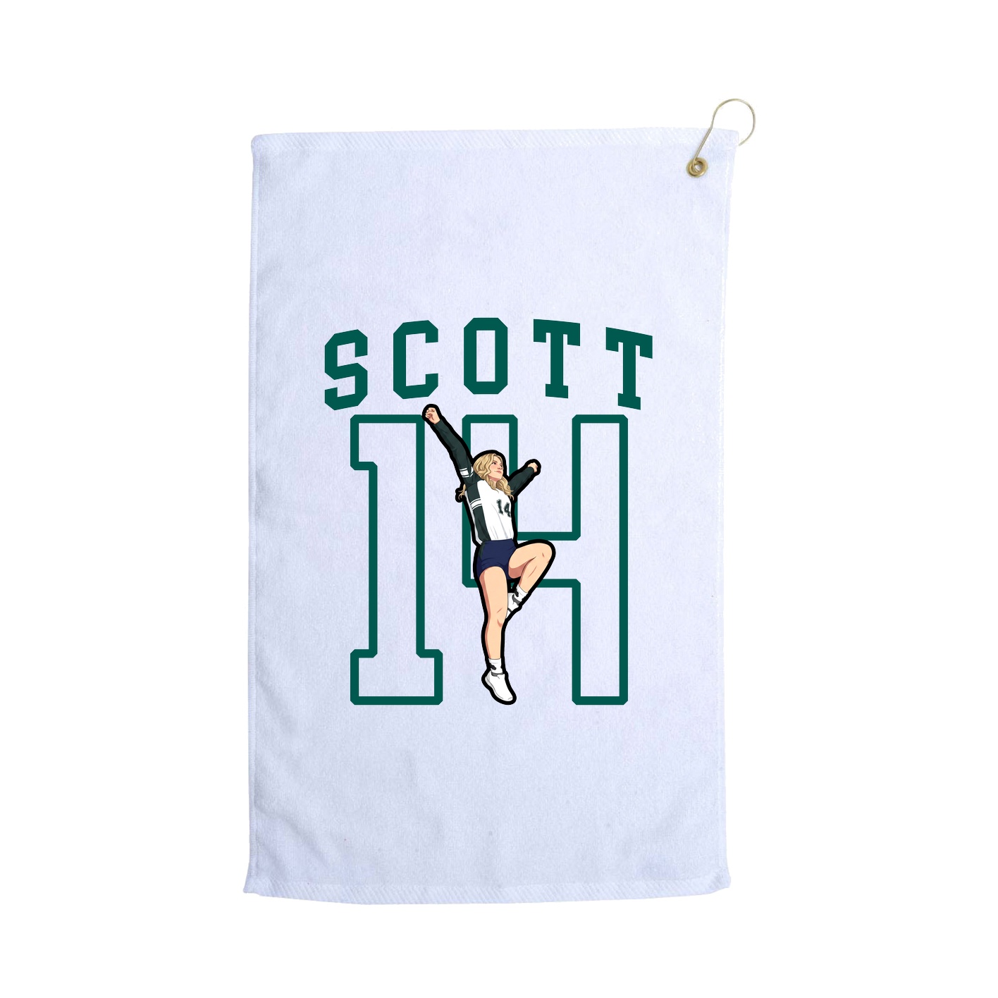 Golf Towel — Shirsey in White