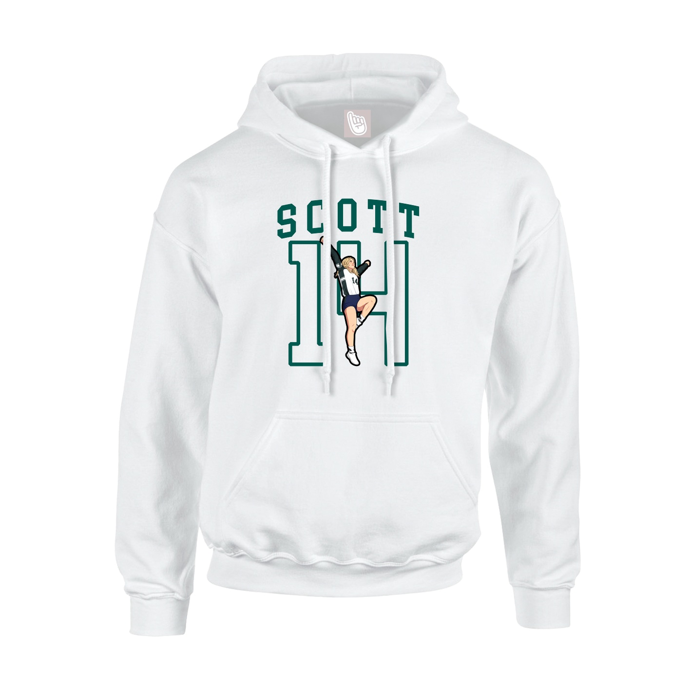 Youth Hoodie — Shirsey in White