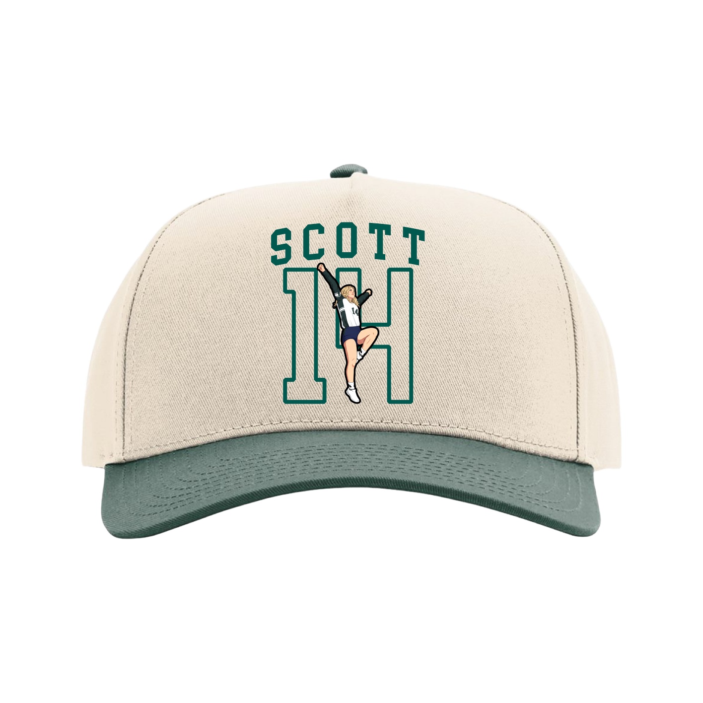 Full Fabric Five-Panel Champ Cap