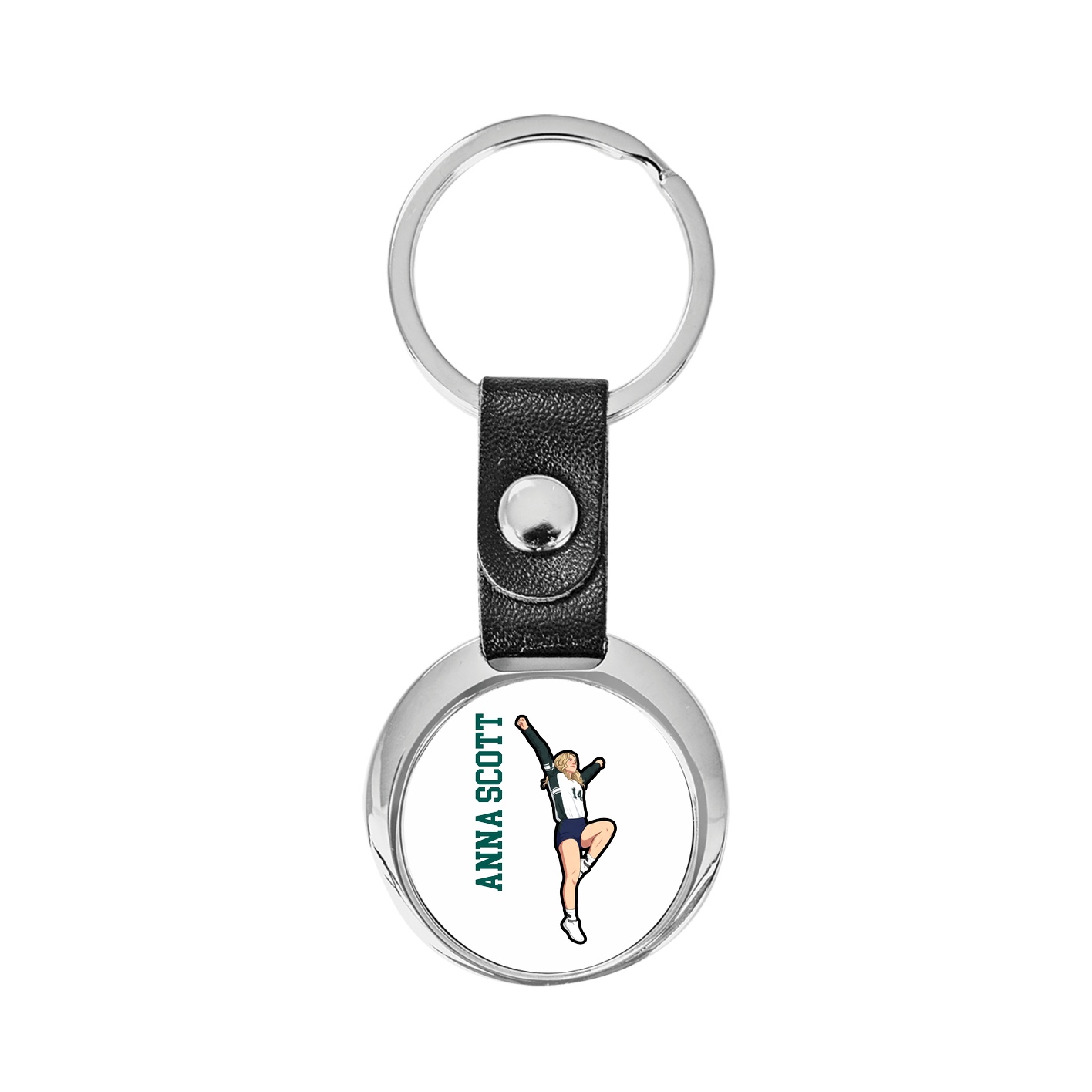 Key Chain — Name Vertical in Classic
