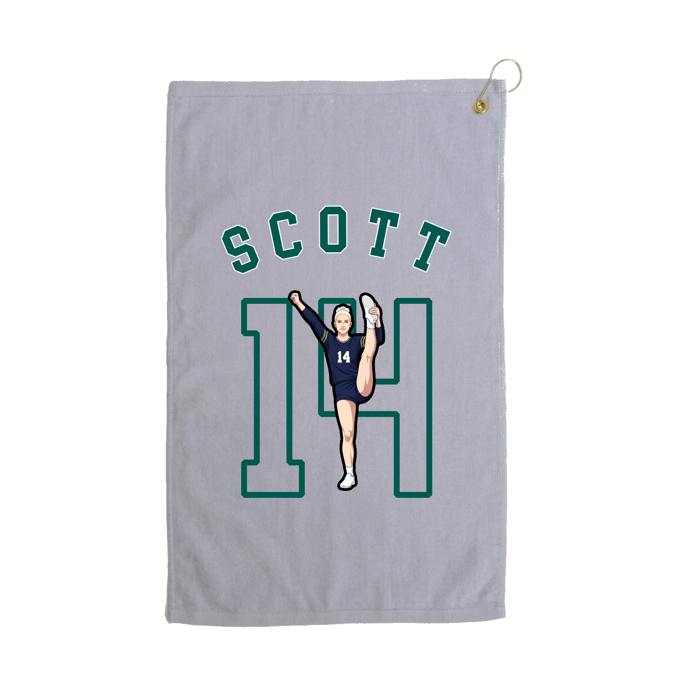 Golf Towel — Shirsey Arch in Grey