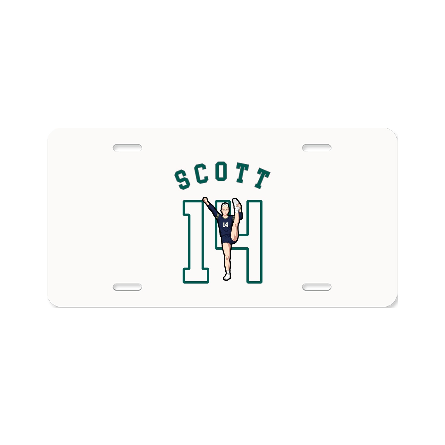 License Plate — Shirsey Arch in Classic