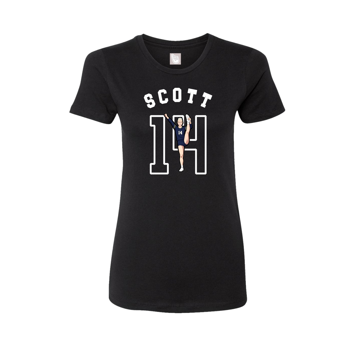 Womens Tee — Shirsey Arch in Black