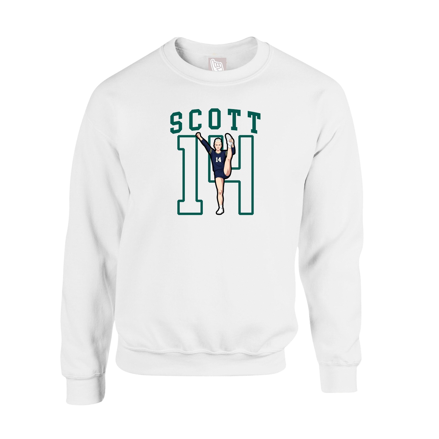 Fleece Crew — Shirsey in White