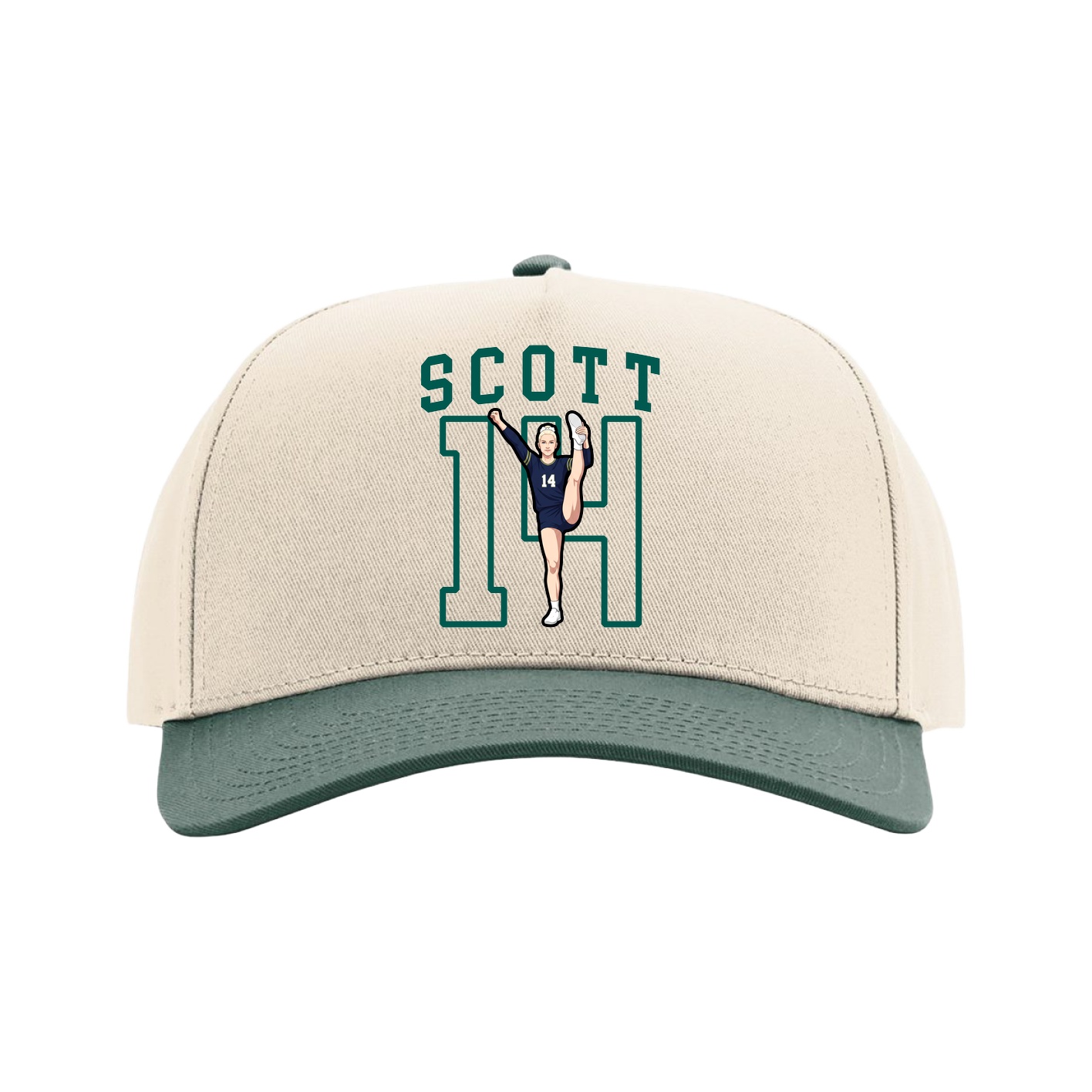 Full Fabric Five-Panel Champ Cap
