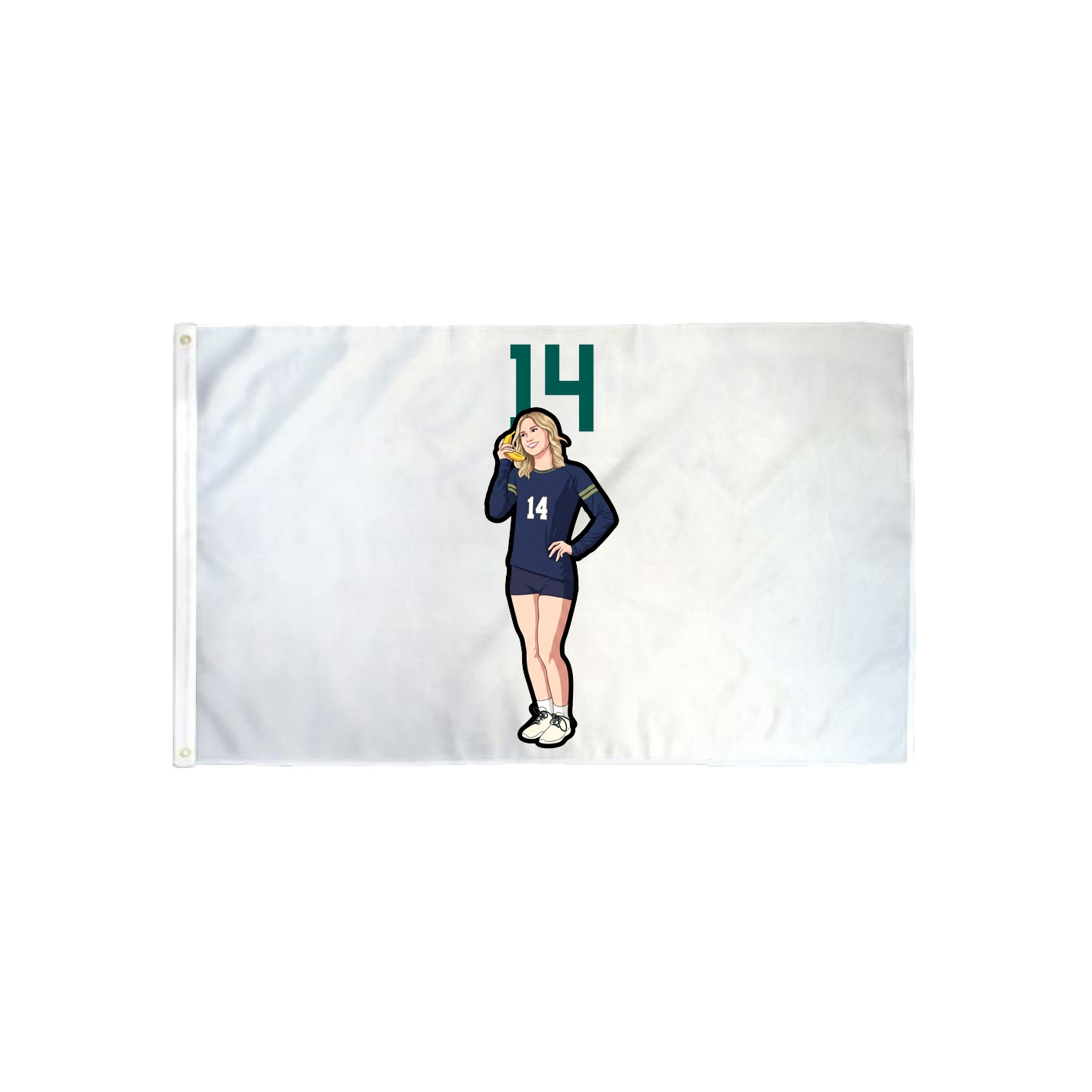 3x5 Flag — Number Top in Classic