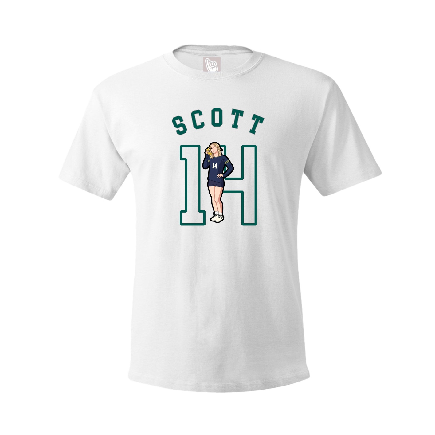 Tee — Shirsey Arch in White