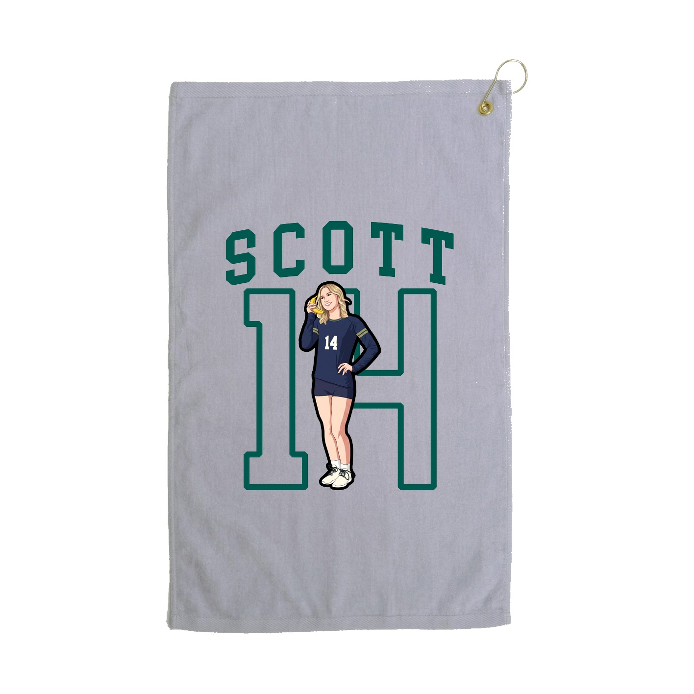 Golf Towel — Shirsey in Grey