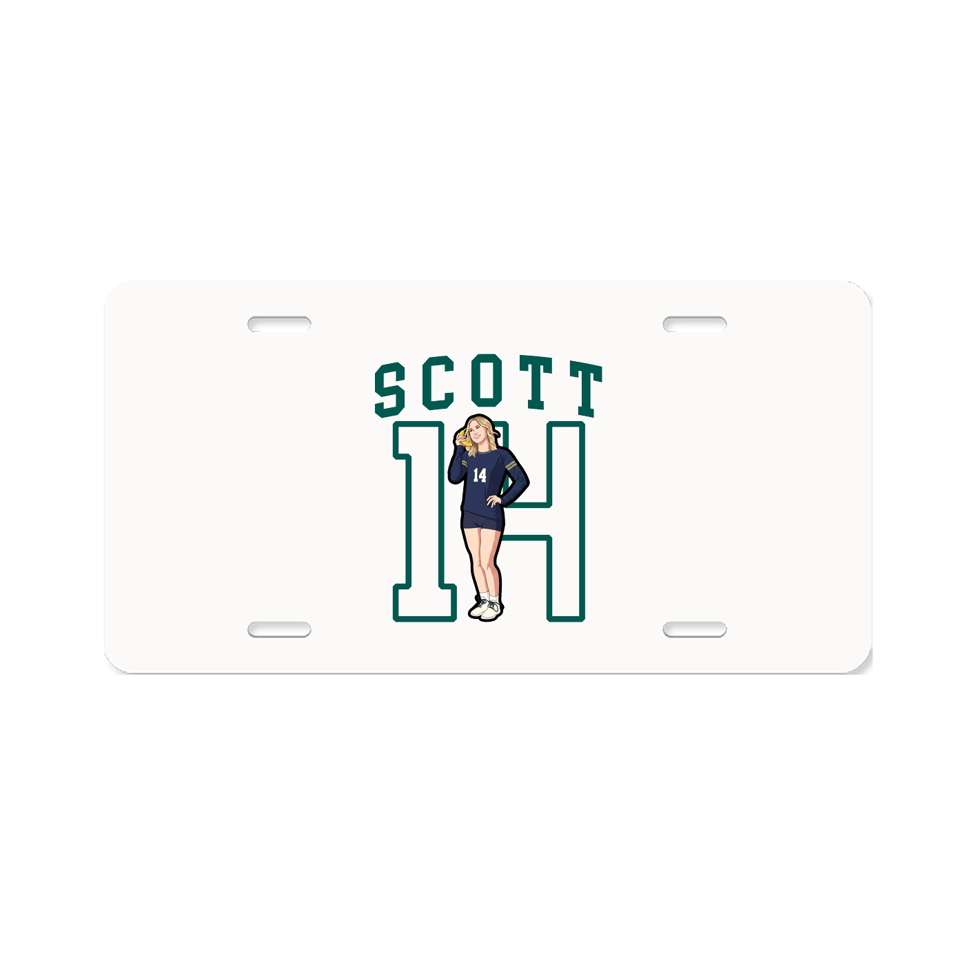 License Plate — Shirsey in Classic