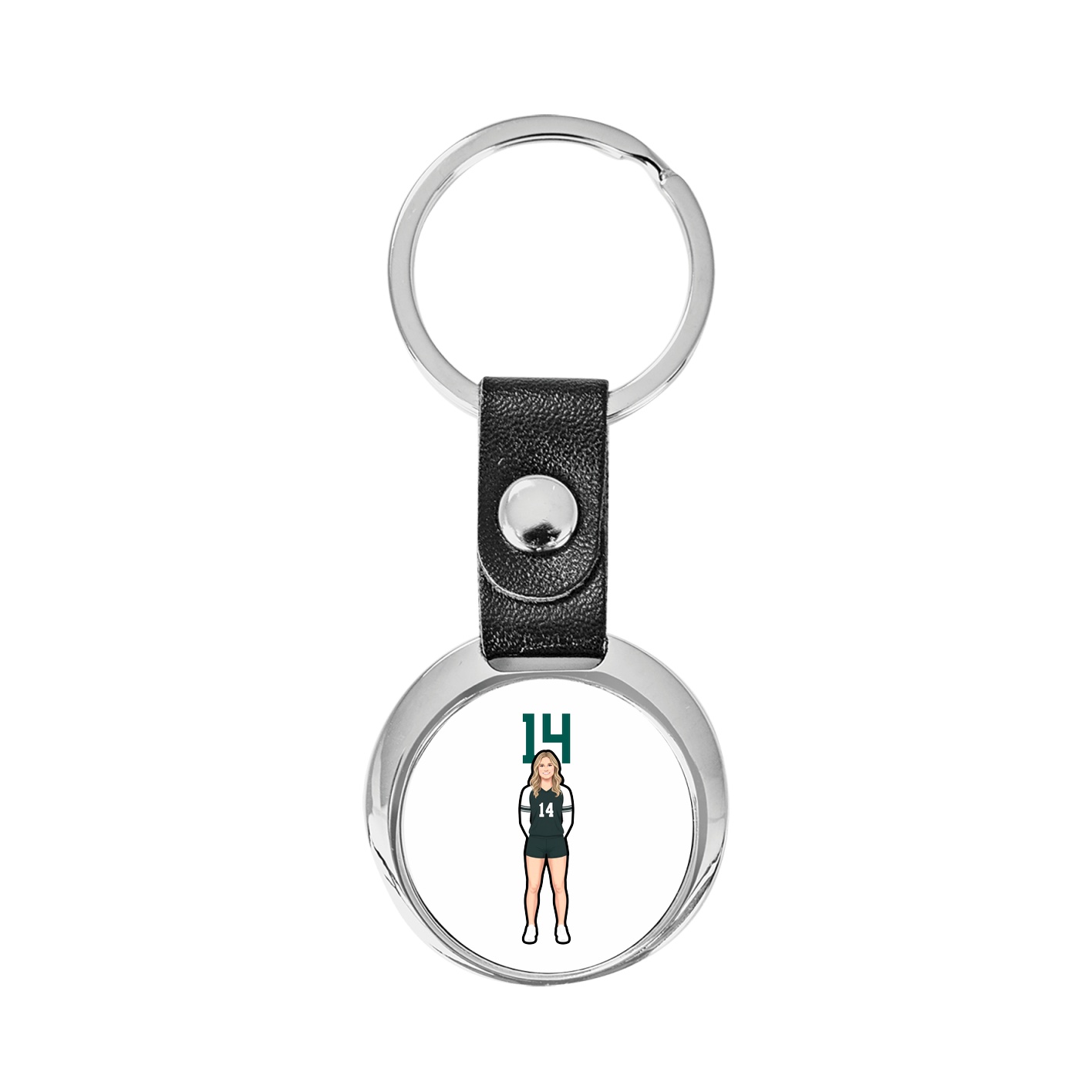 Key Chain — Number Top in Classic