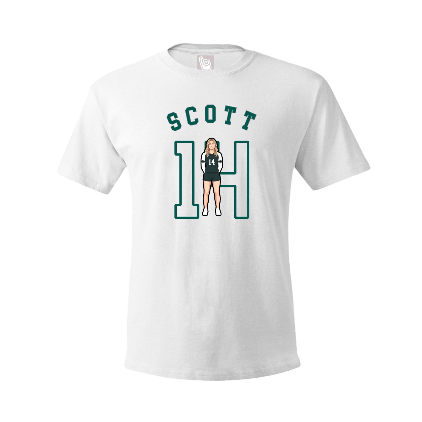 Youth Tee — Shirsey Arch in White