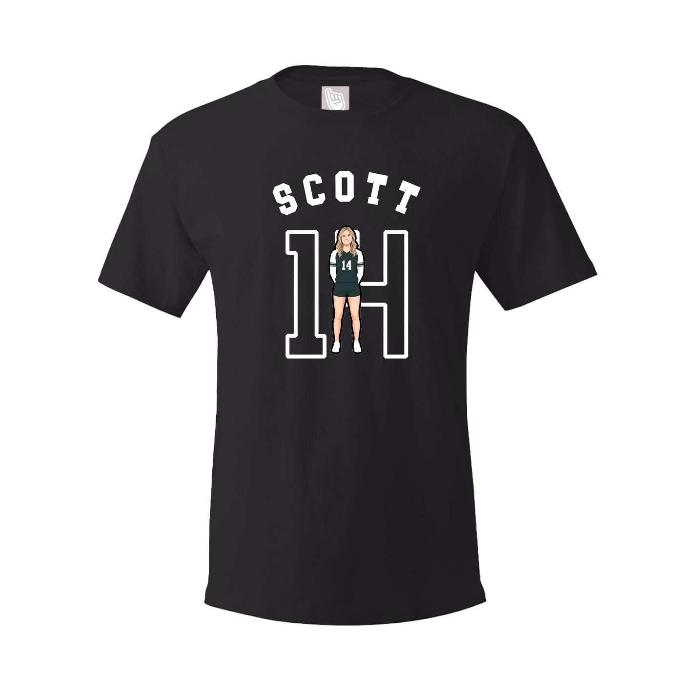 Youth Tee — Shirsey Arch in Black