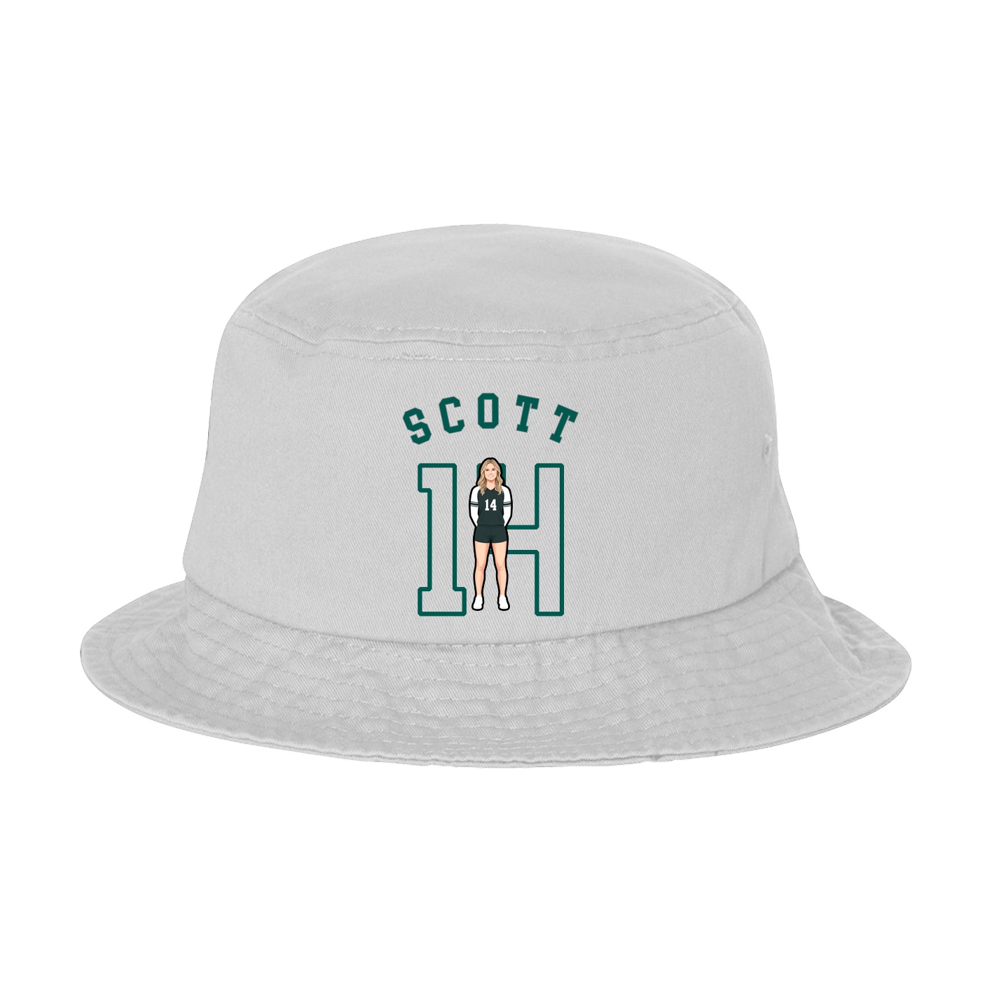 Bucket Cap — Shirsey Arch in White