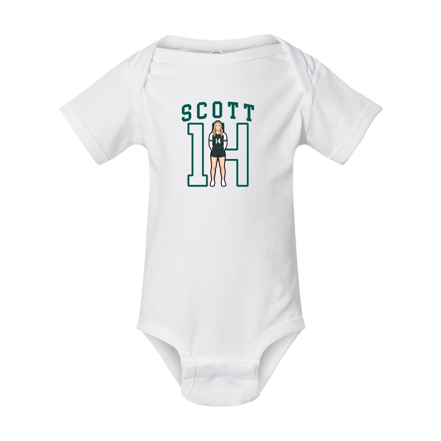 Baby Onesie — Shirsey in White