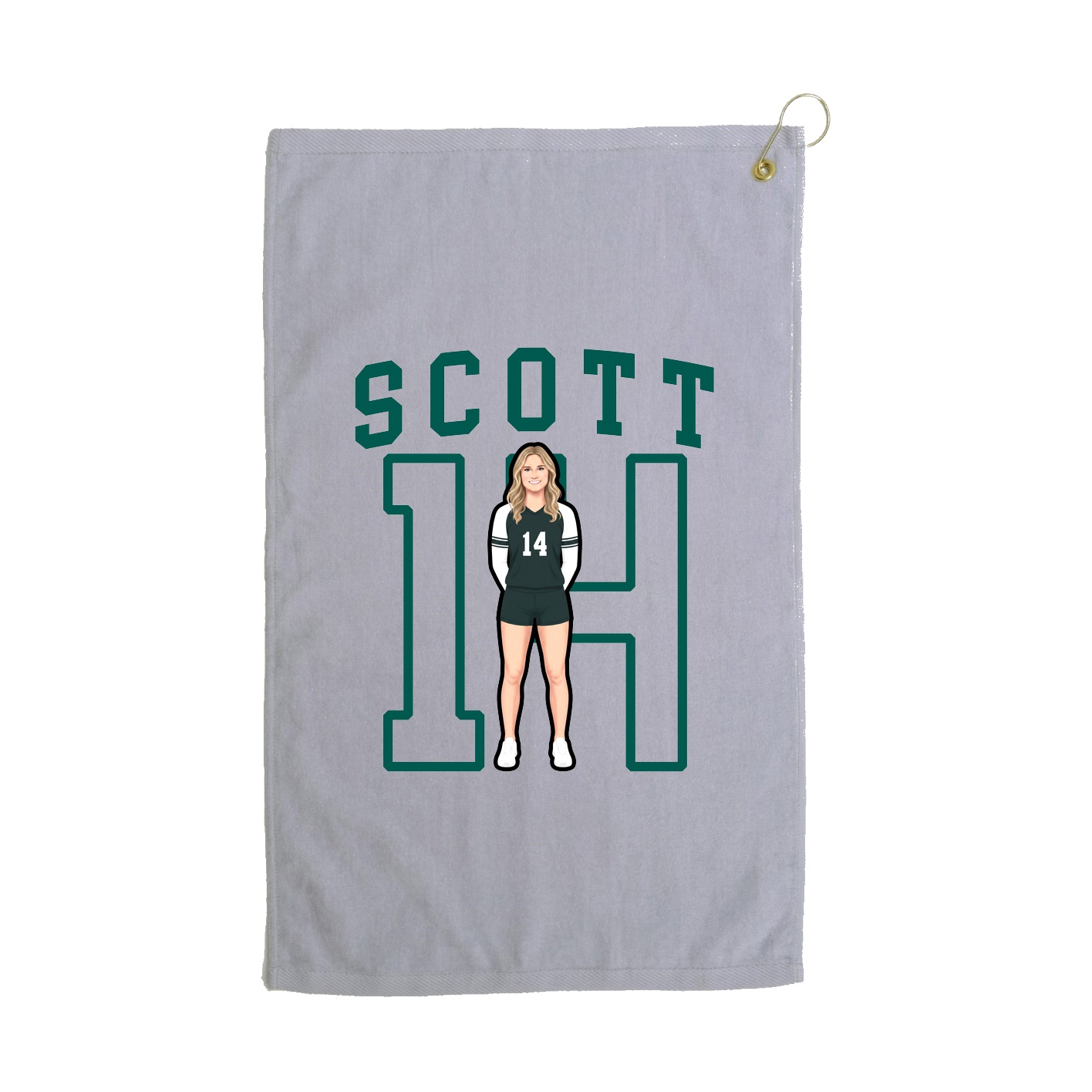 Golf Towel — Shirsey in Grey