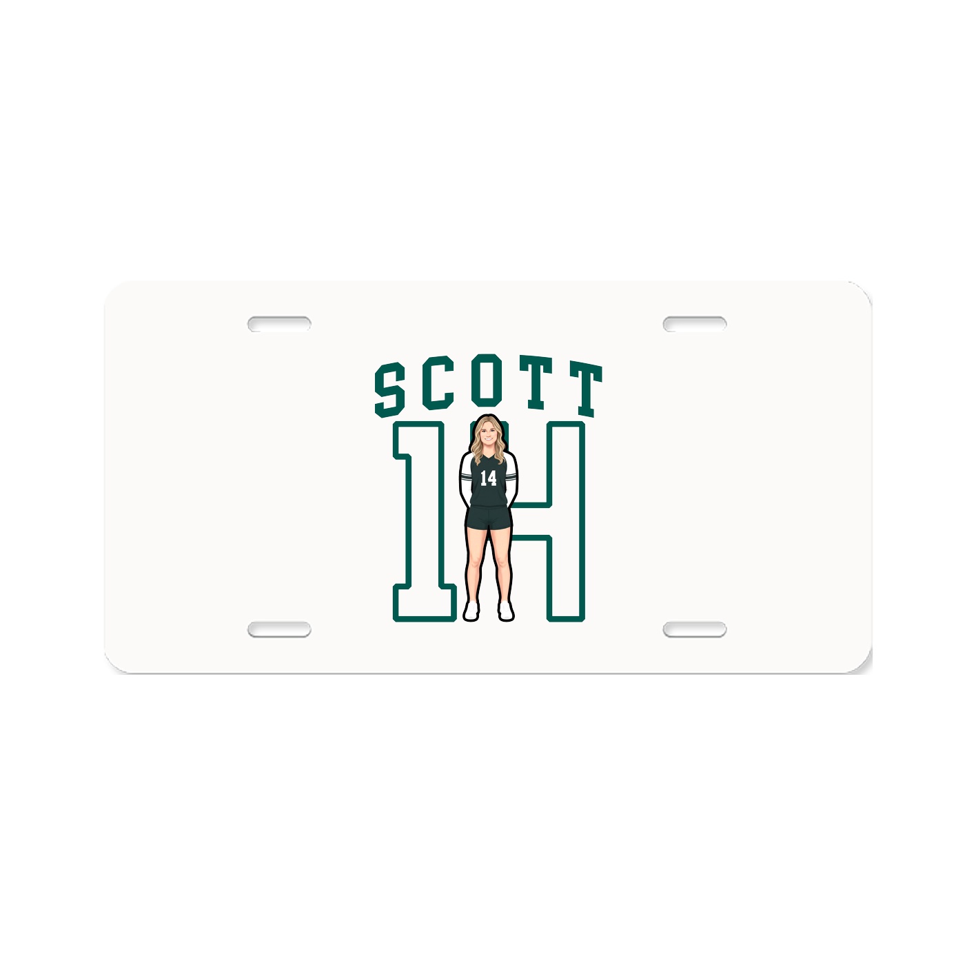 Aluminum License Plate