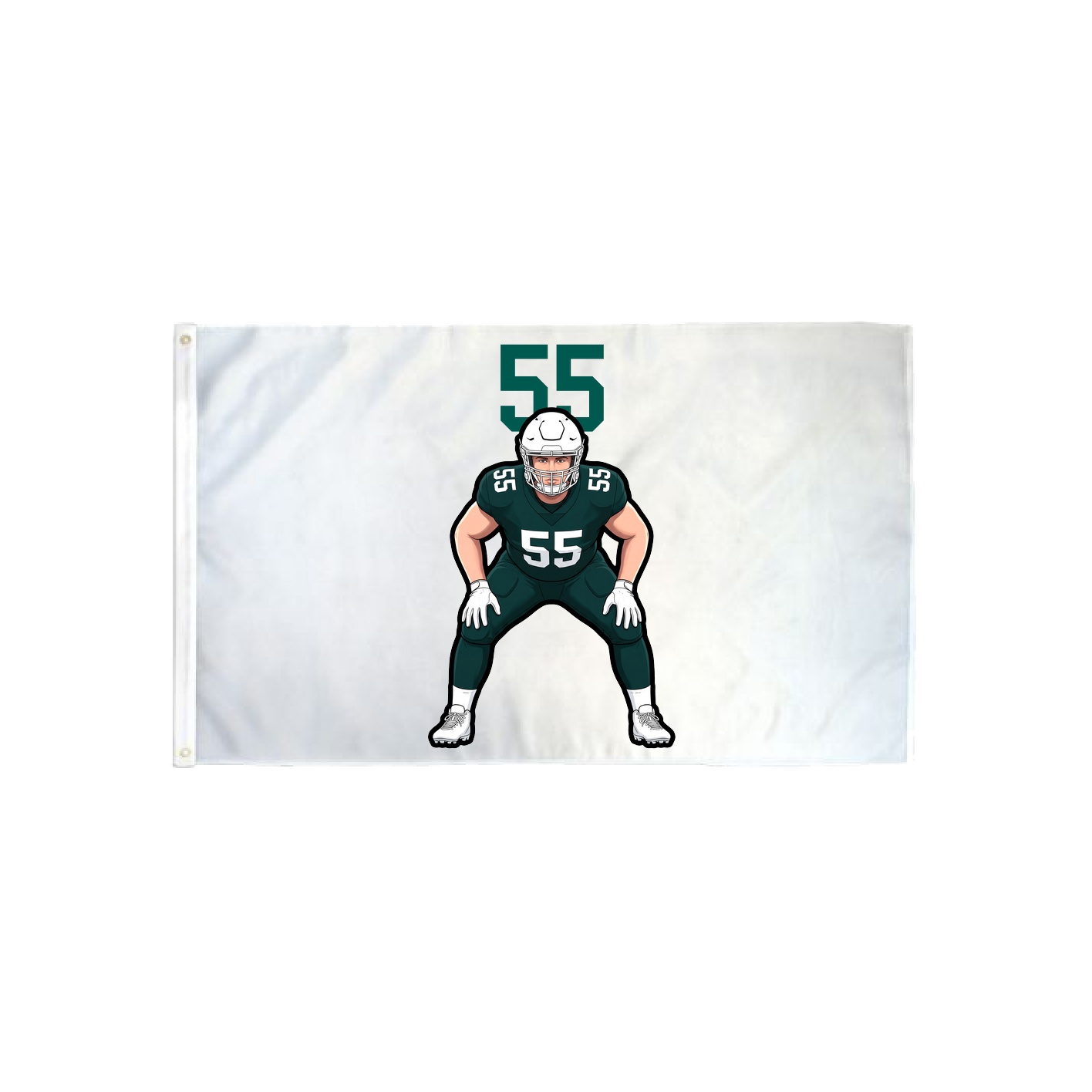 3x5 Flag — Number Top in Classic