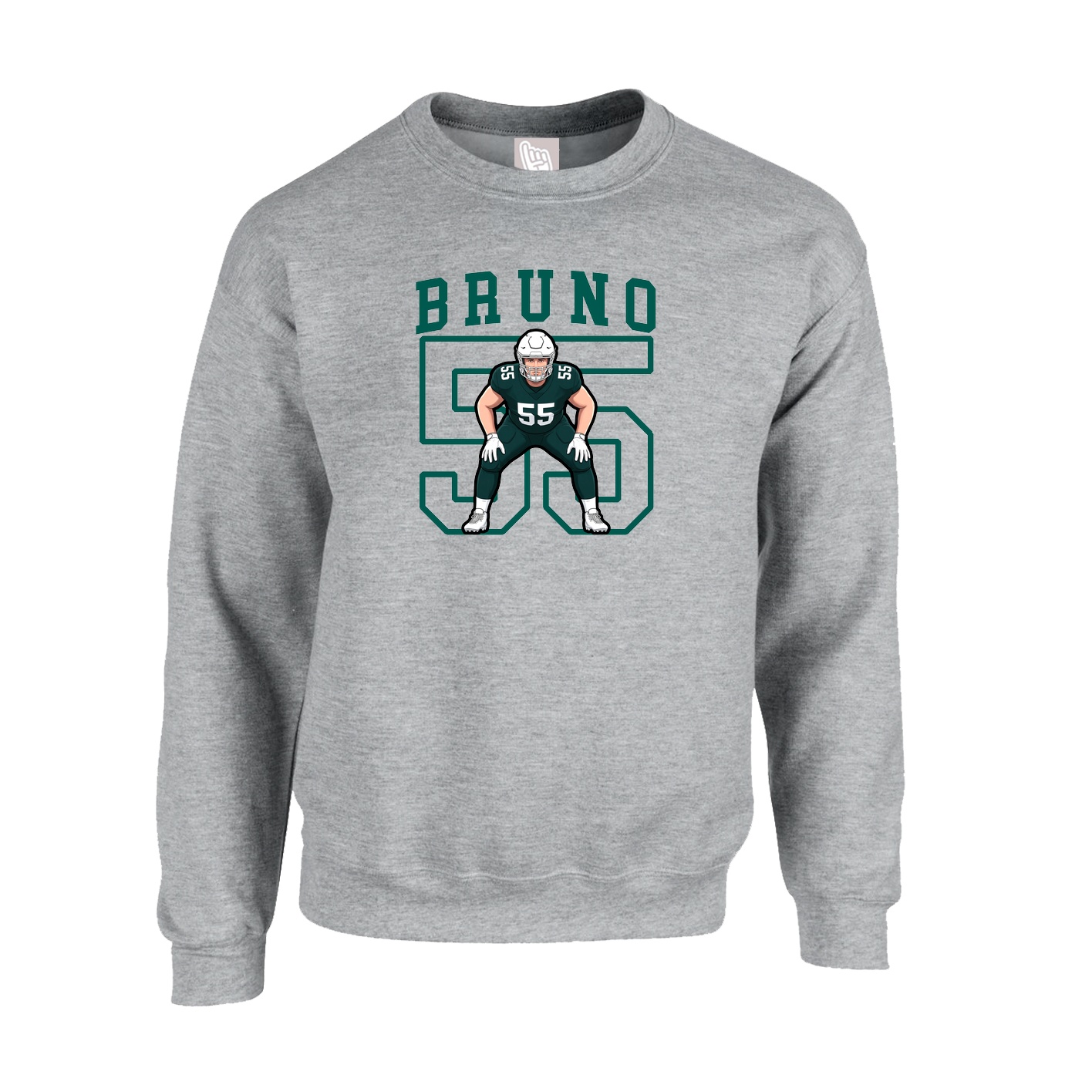Fleece Crew — Shirsey in Grey