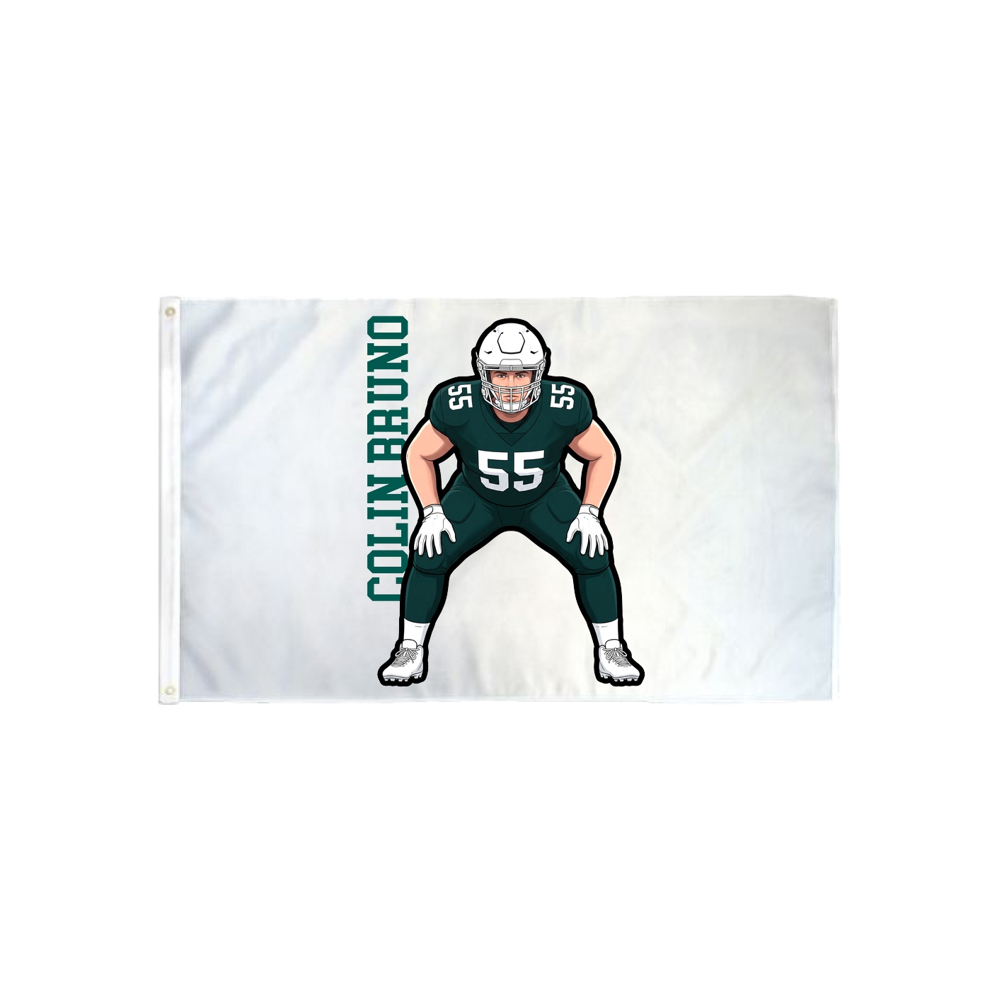 3x5 Flag — Name Vertical in Classic