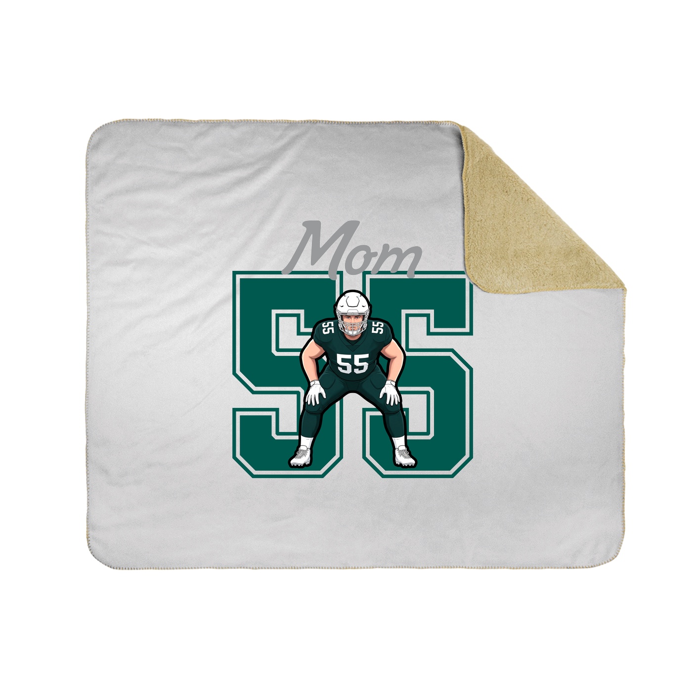 Throw Blanket — Mothers Day Shirsey in White