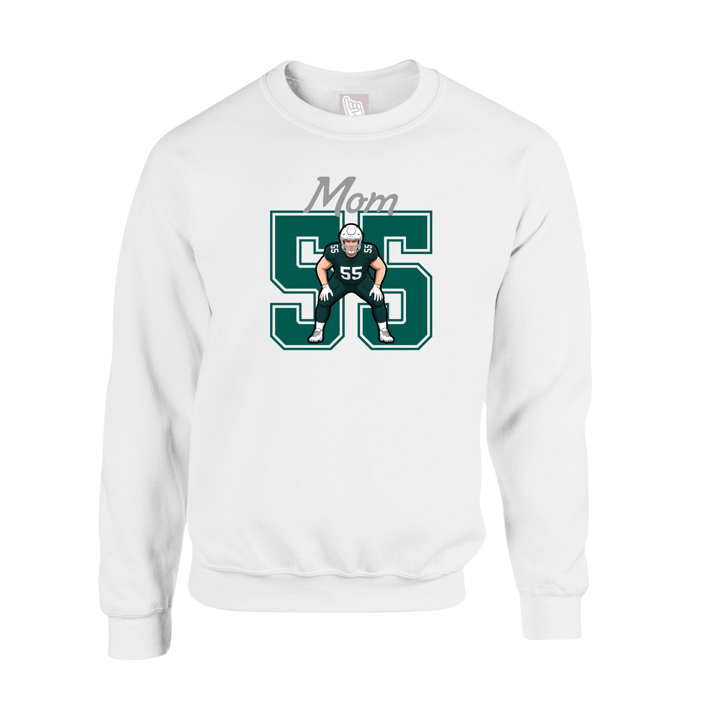 Fleece Crew — Mothers Day Shirsey in White