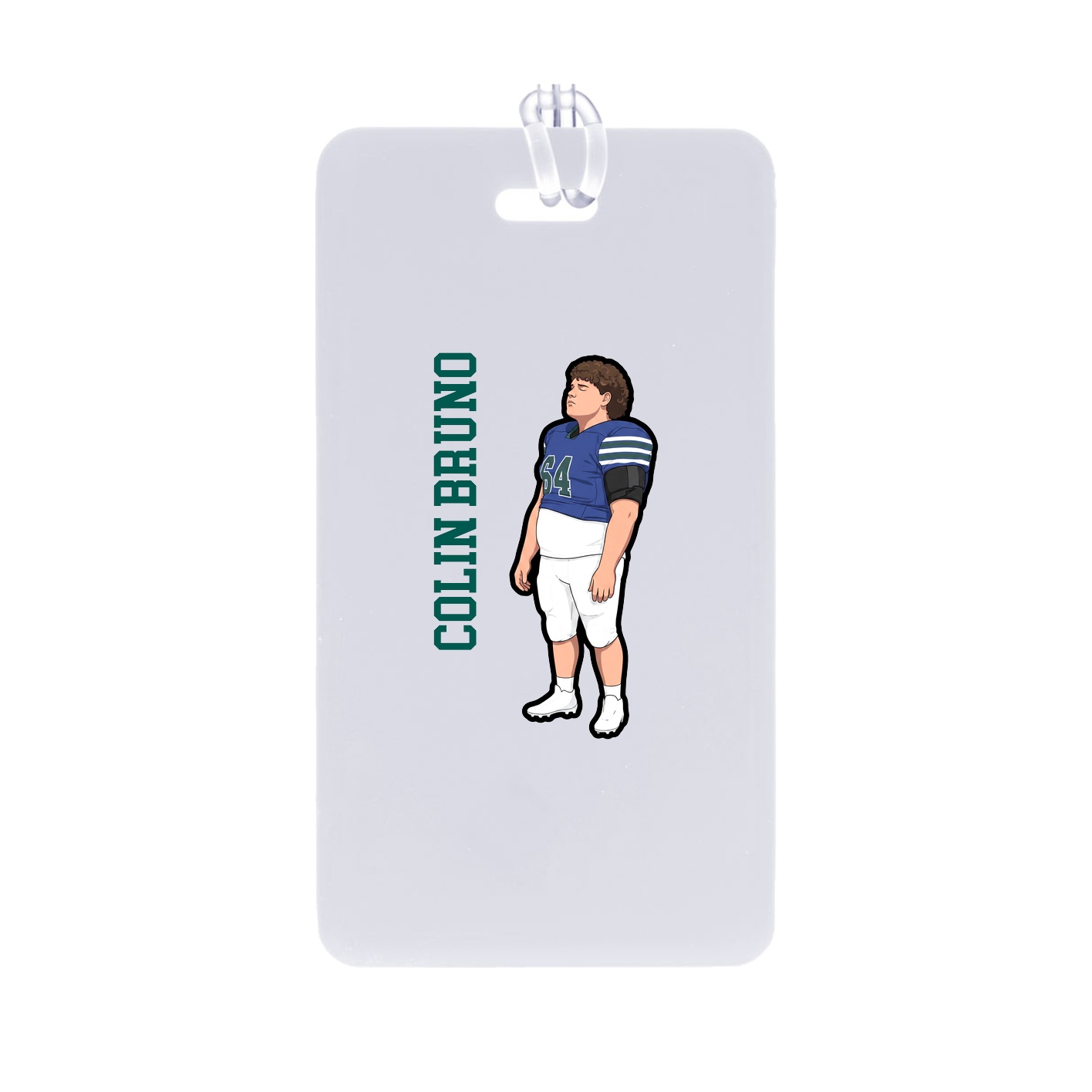Bag Tag — Name Vertical in Classic