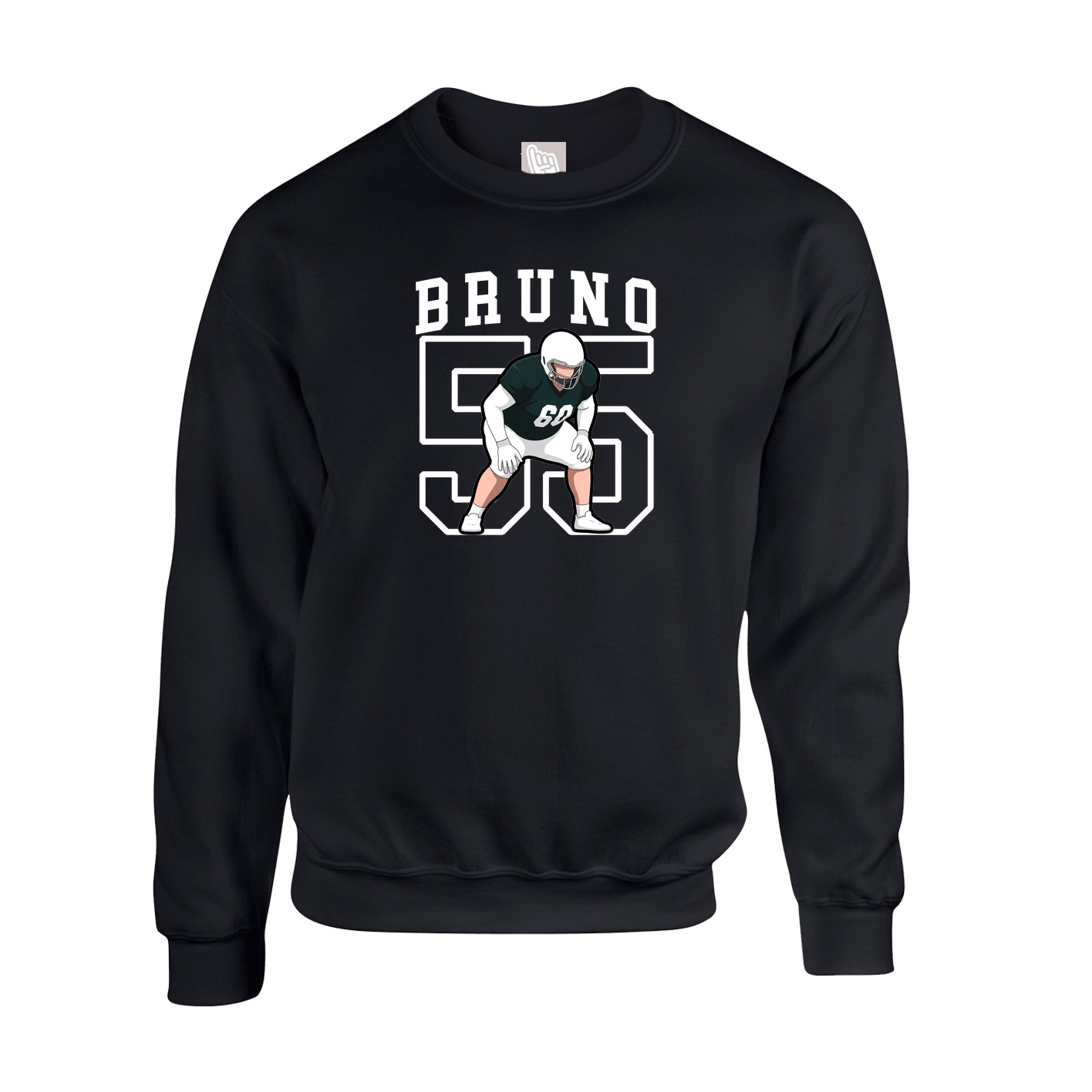 Fleece Crew — Shirsey in Black