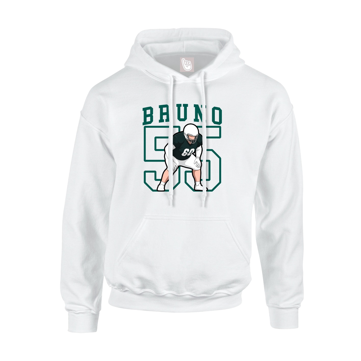 Youth Hoodie — Shirsey in White